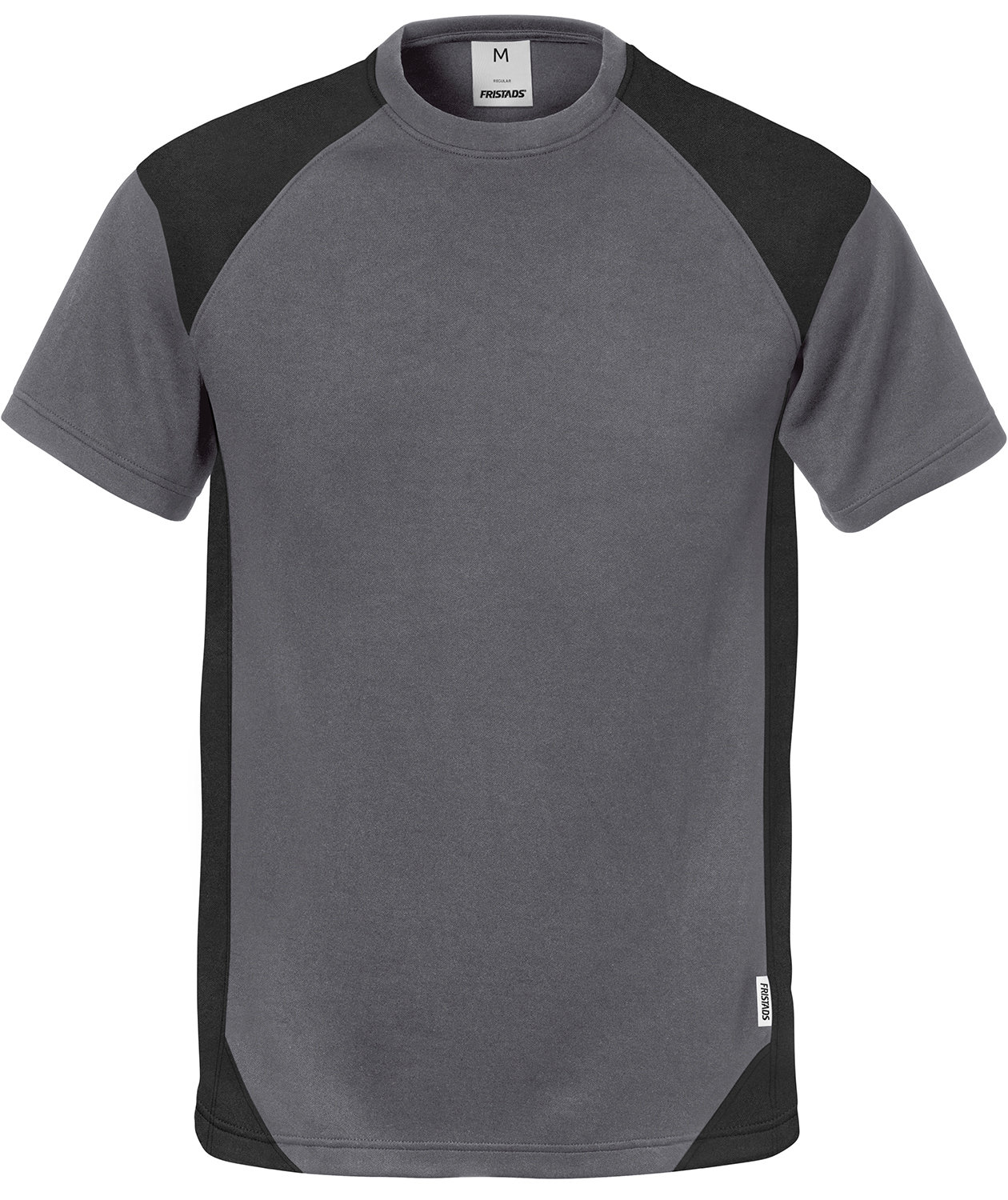 Fristads Image T-shirt 7046, Gr&aring;/Svart