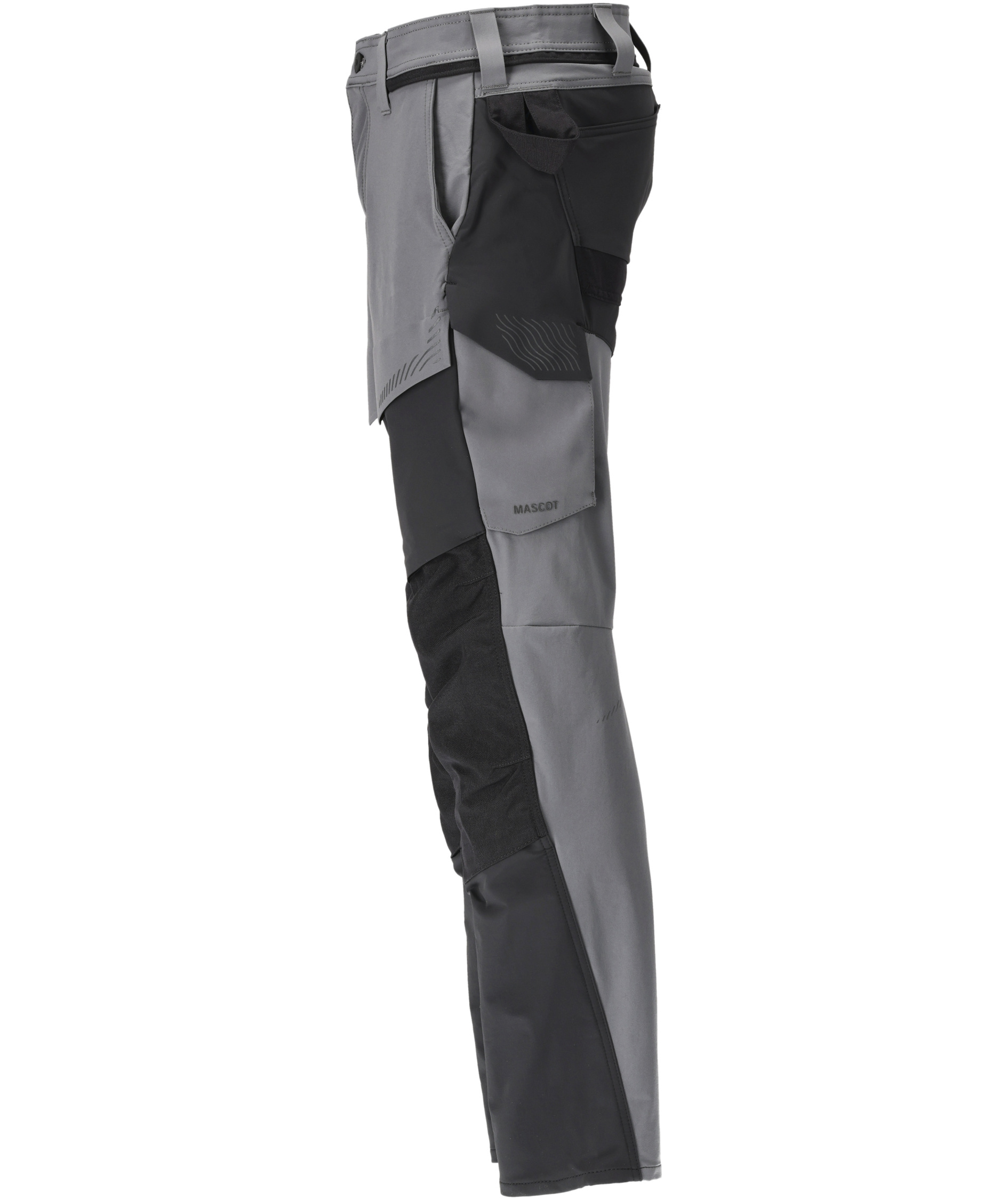 Mascot Customized work trousers full stretch, Stone Grey/Black, large image number 4