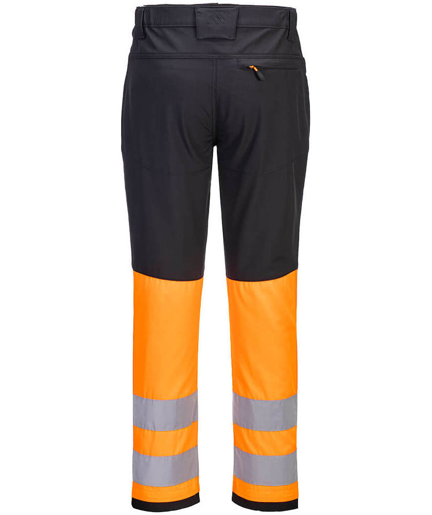 Portwest WX2 Eco Diensthose, Hi-Vis Orange/Schwarz, large image number 1