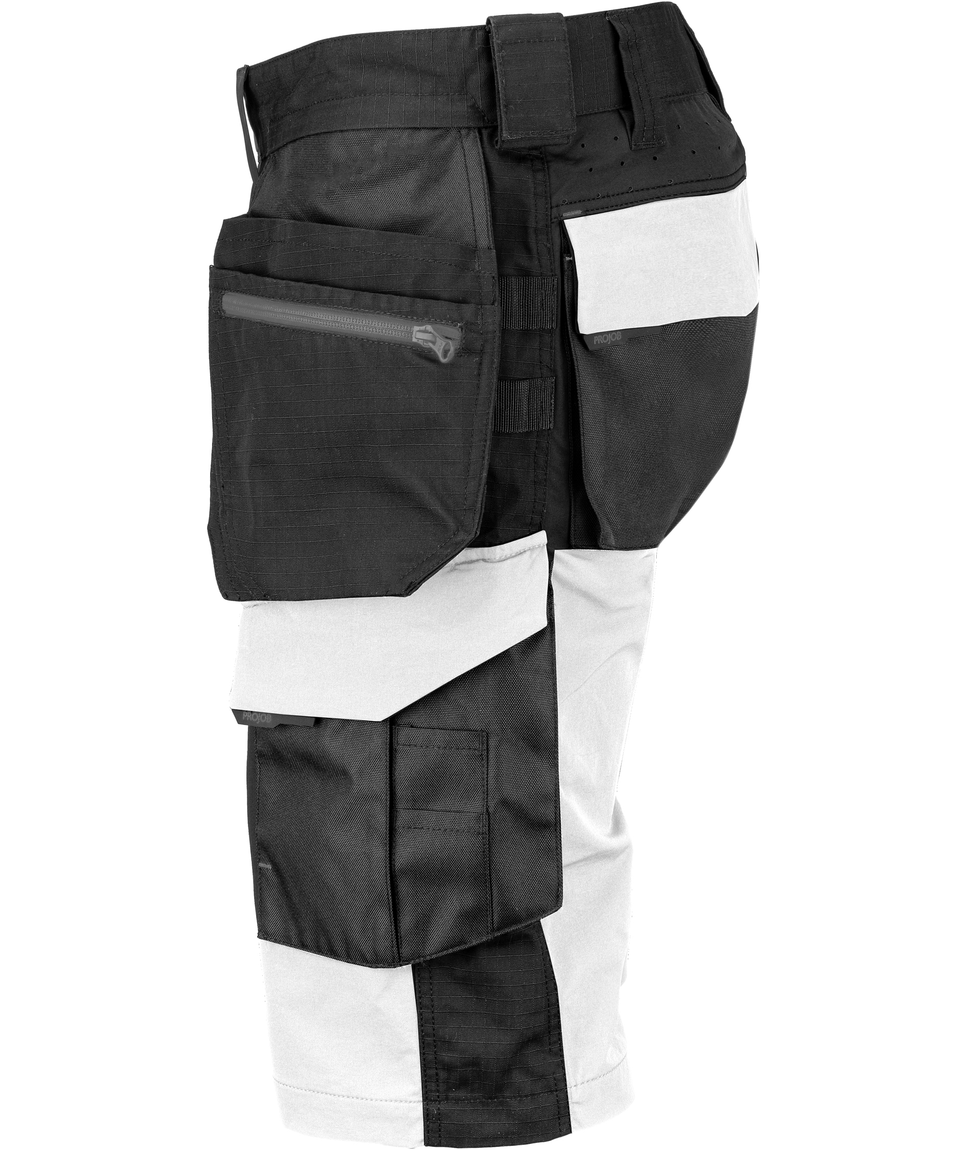 ProJob craftsman shorts 5562 full stretch, White, large image number 2