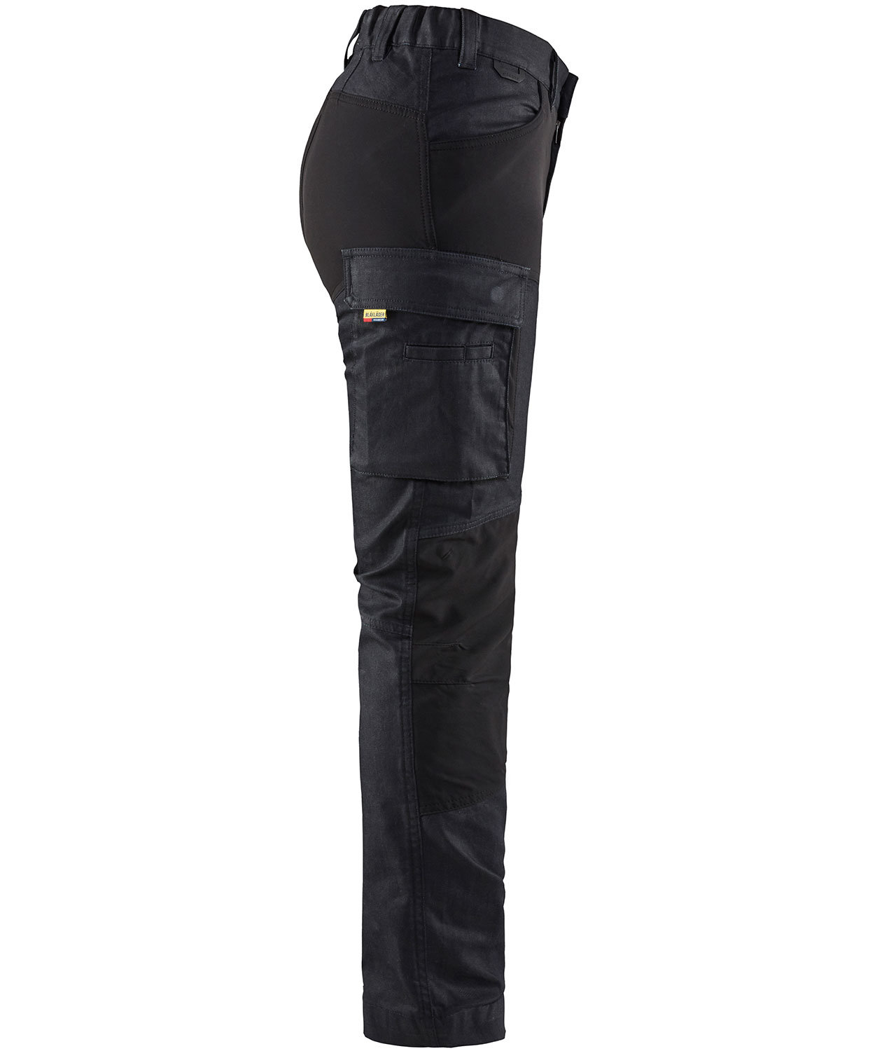 Bl&aring;kl&auml;der dame denim arbejdsbukser, Marine/Sort, large image number 3