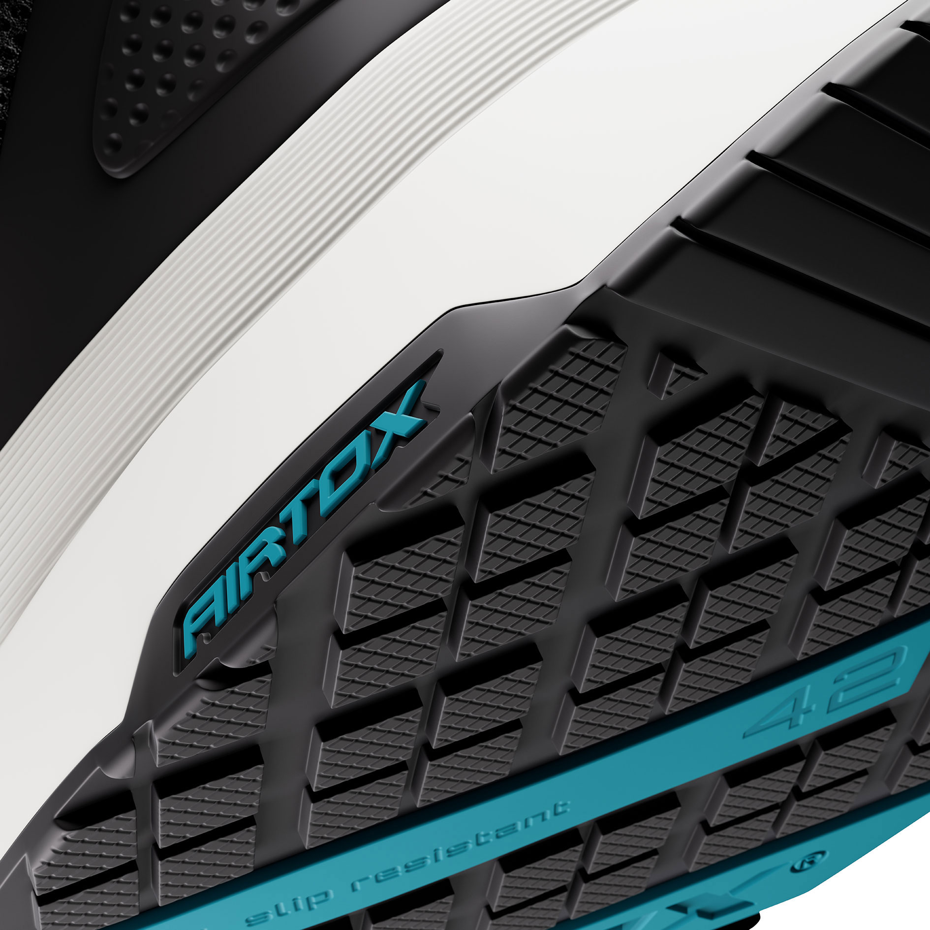 Airtox FM1 Sicherheitsschuhe S1P, Schwarz/Wei&szlig;, large image number 12