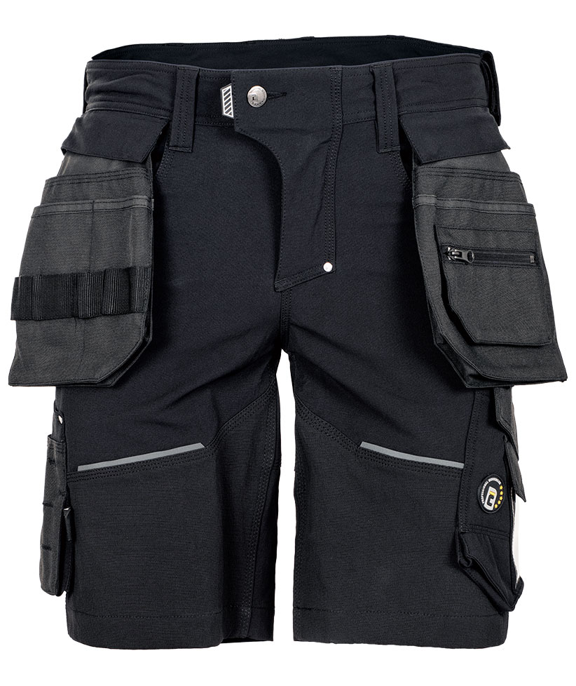 Cerva Neurum Nordics Handwerkershorts full stretch, Schwarz