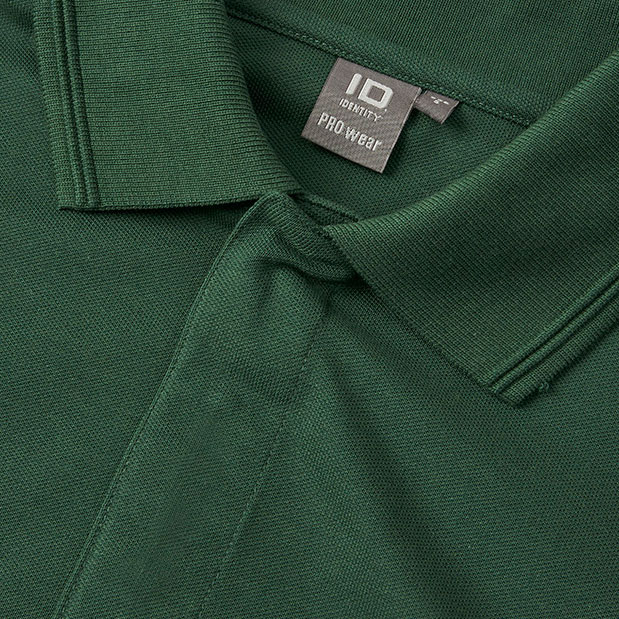 ID PRO Wear lang&auml;rmliges Poloshirt, Flaschengr&uuml;n, large image number 3