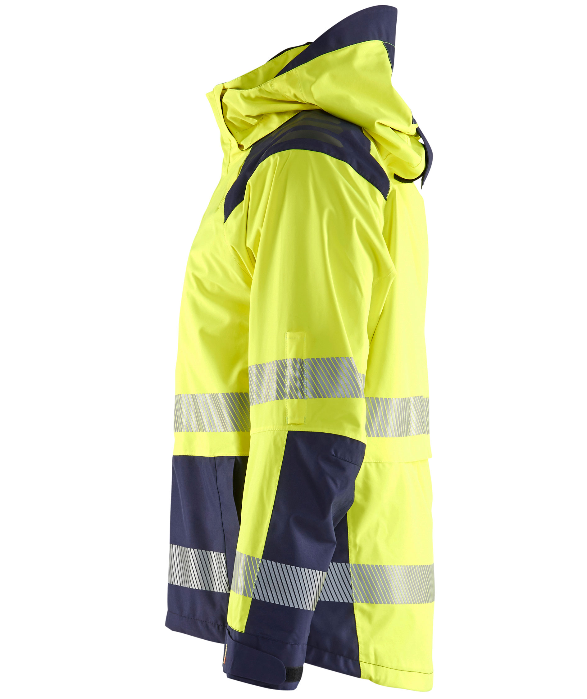 Bl&aring;kl&auml;der skaljakke, Hi-Vis gul/marine, large image number 3