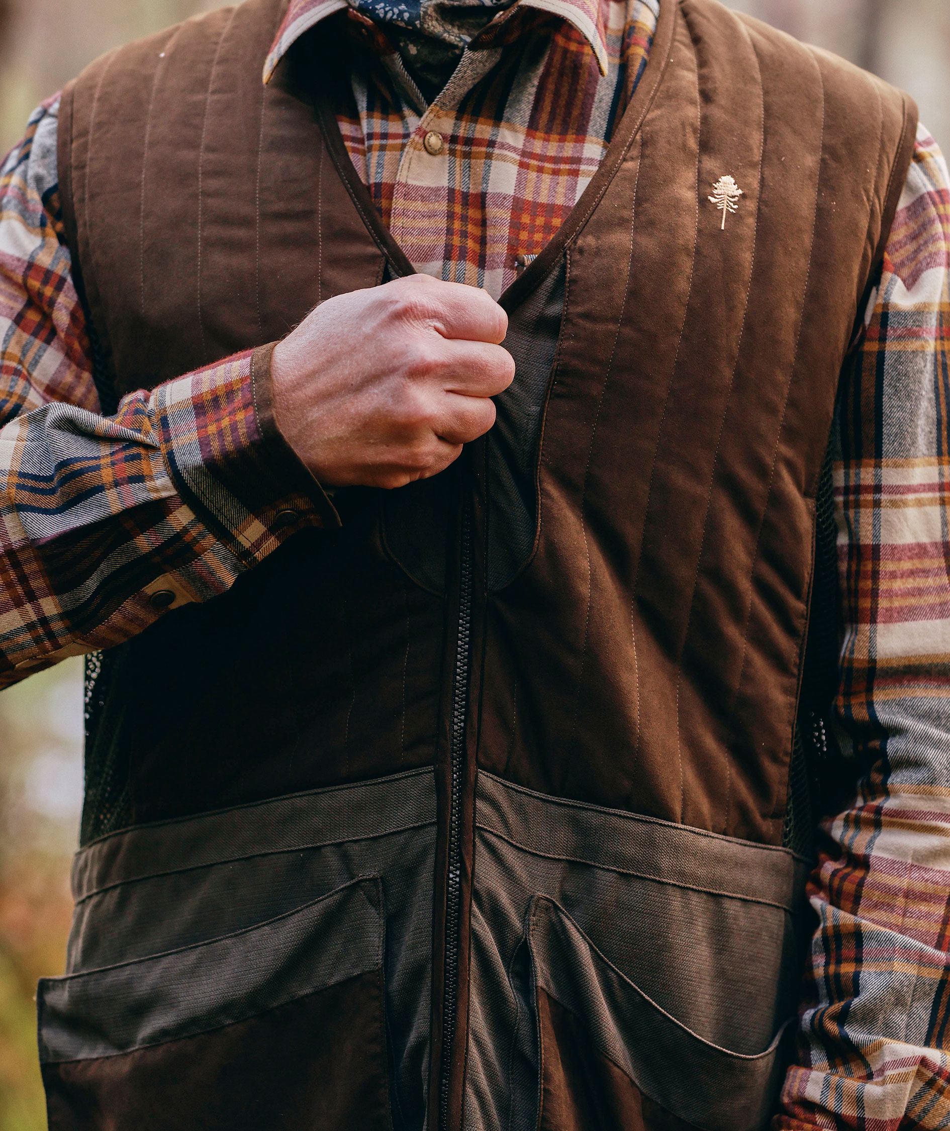Pinewood&nbsp;skydevest, Suede Brown, large image number 6