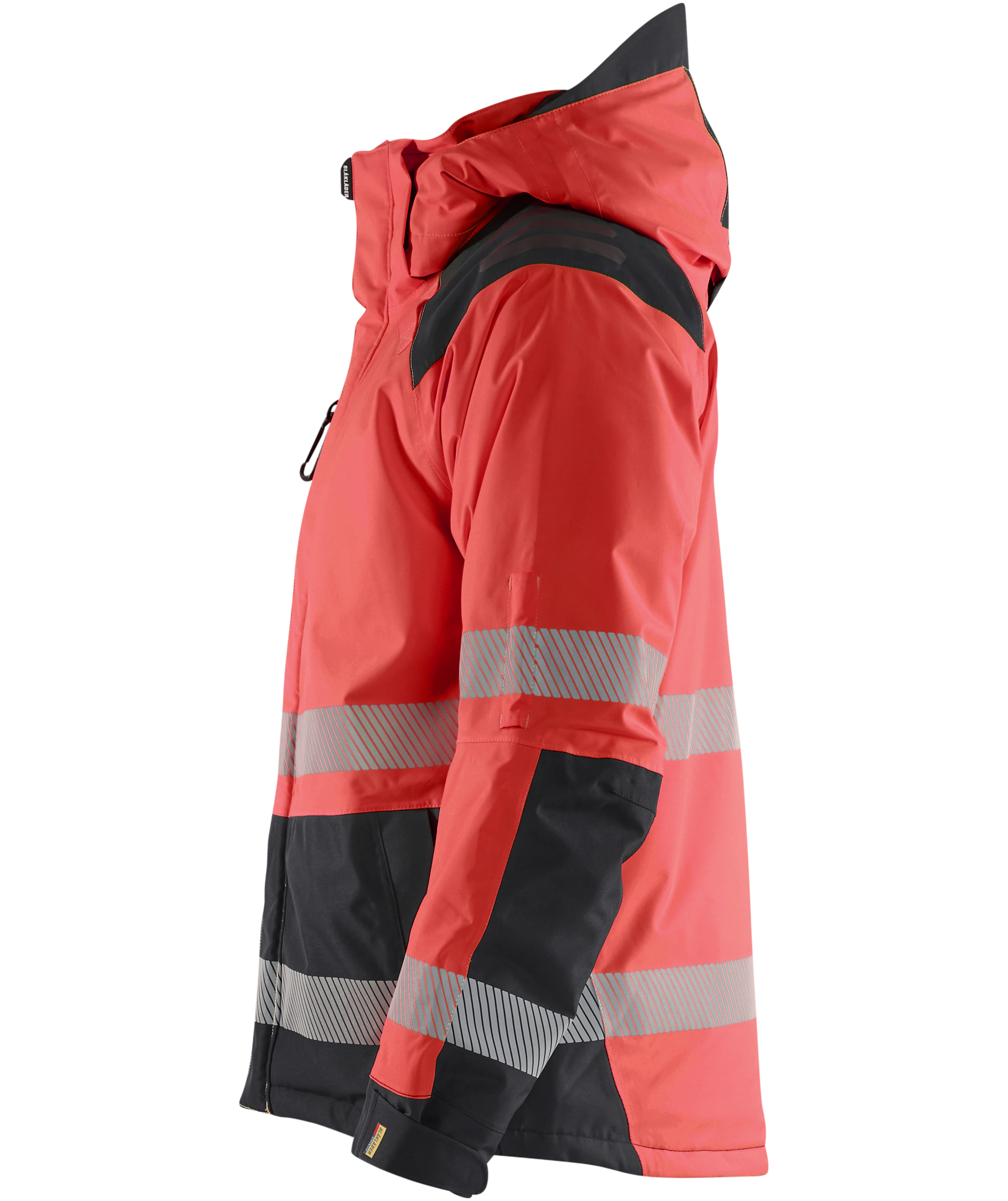 Bl&aring;kl&auml;der winter jacket, Hi-Vis red/black, large image number 3