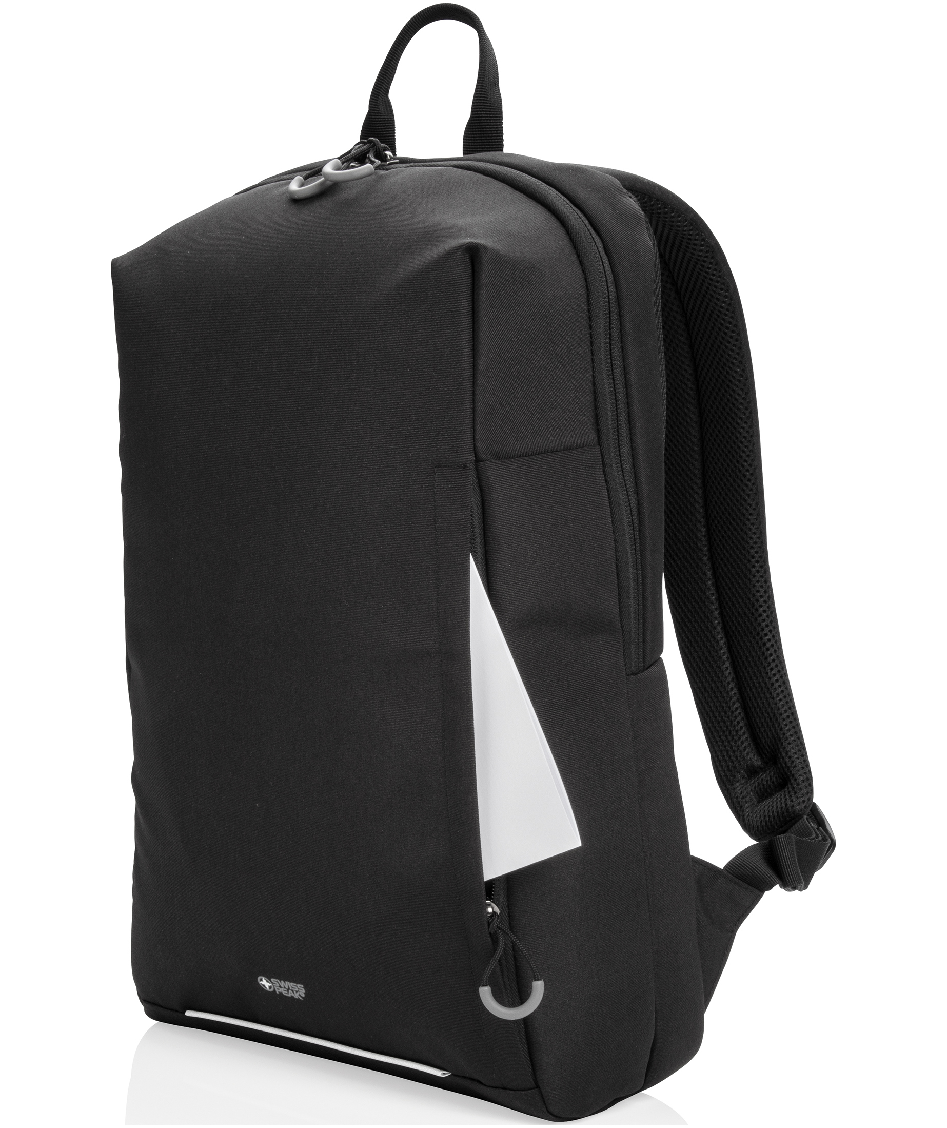Swiss Peak 15,6" laptop backpack 12 L, Black, Black, large image number 4