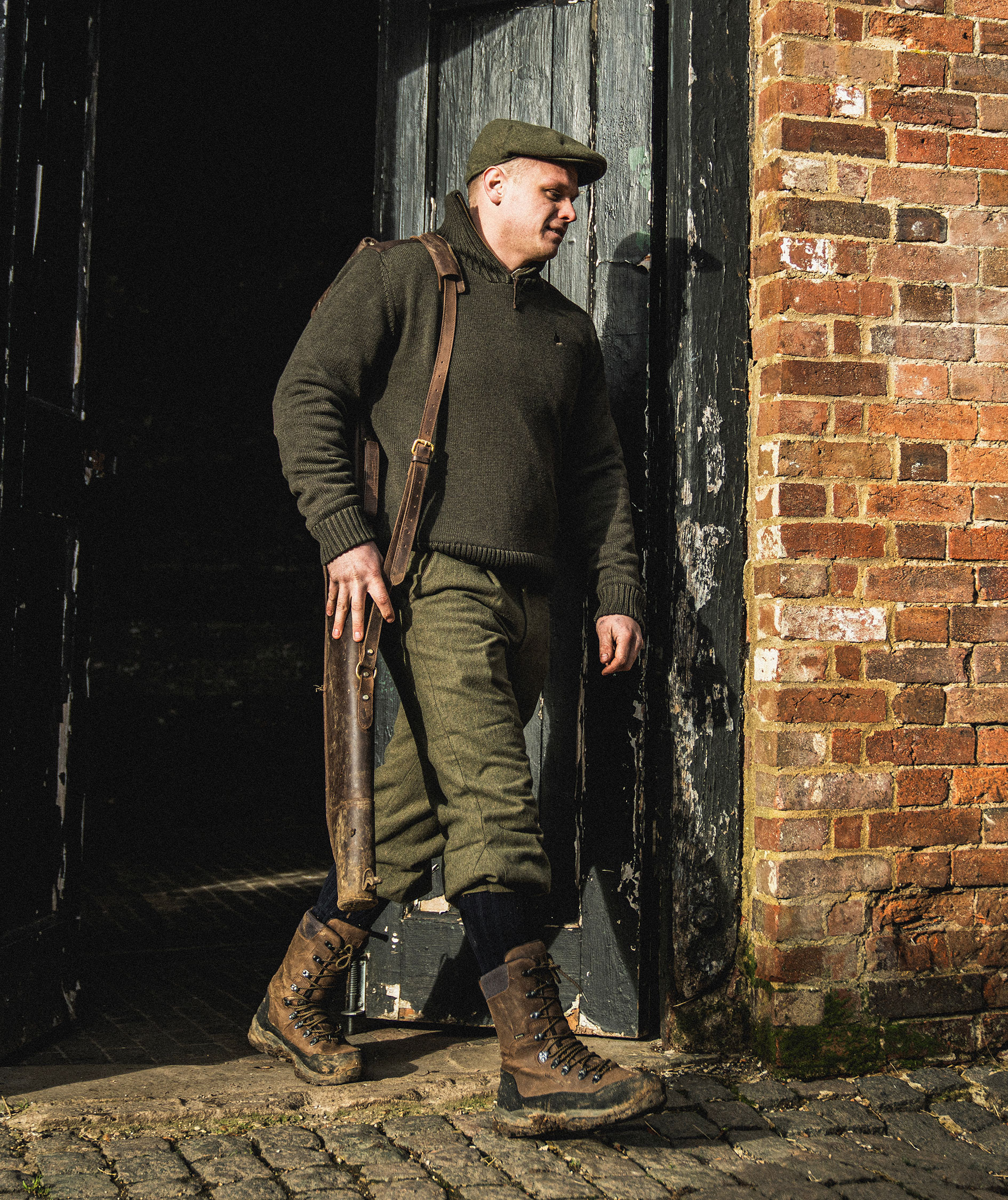 Seeland Hillside 3/4-Hose mit Wolle, Moss green