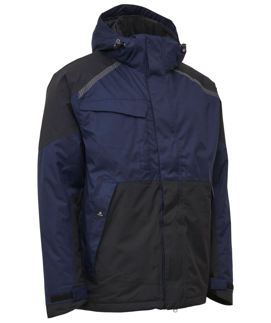 ELKA Working Xtreme stretch vinterjakke, Marine/Sort, Marine/Sort, swatch