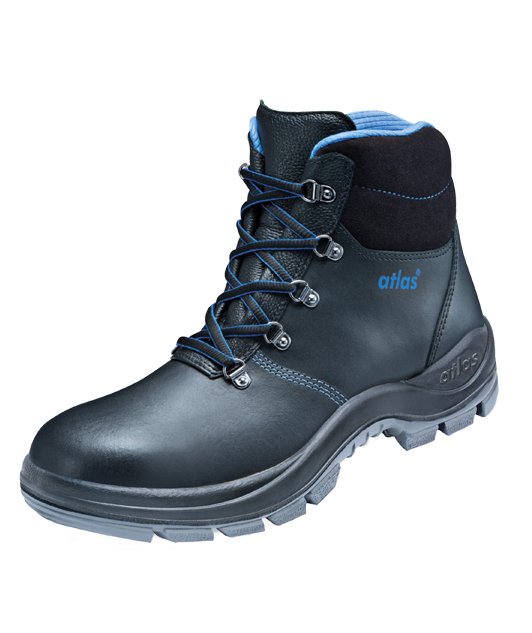 Atlas Duo Soft 725 safety boots S3, Black/Blue