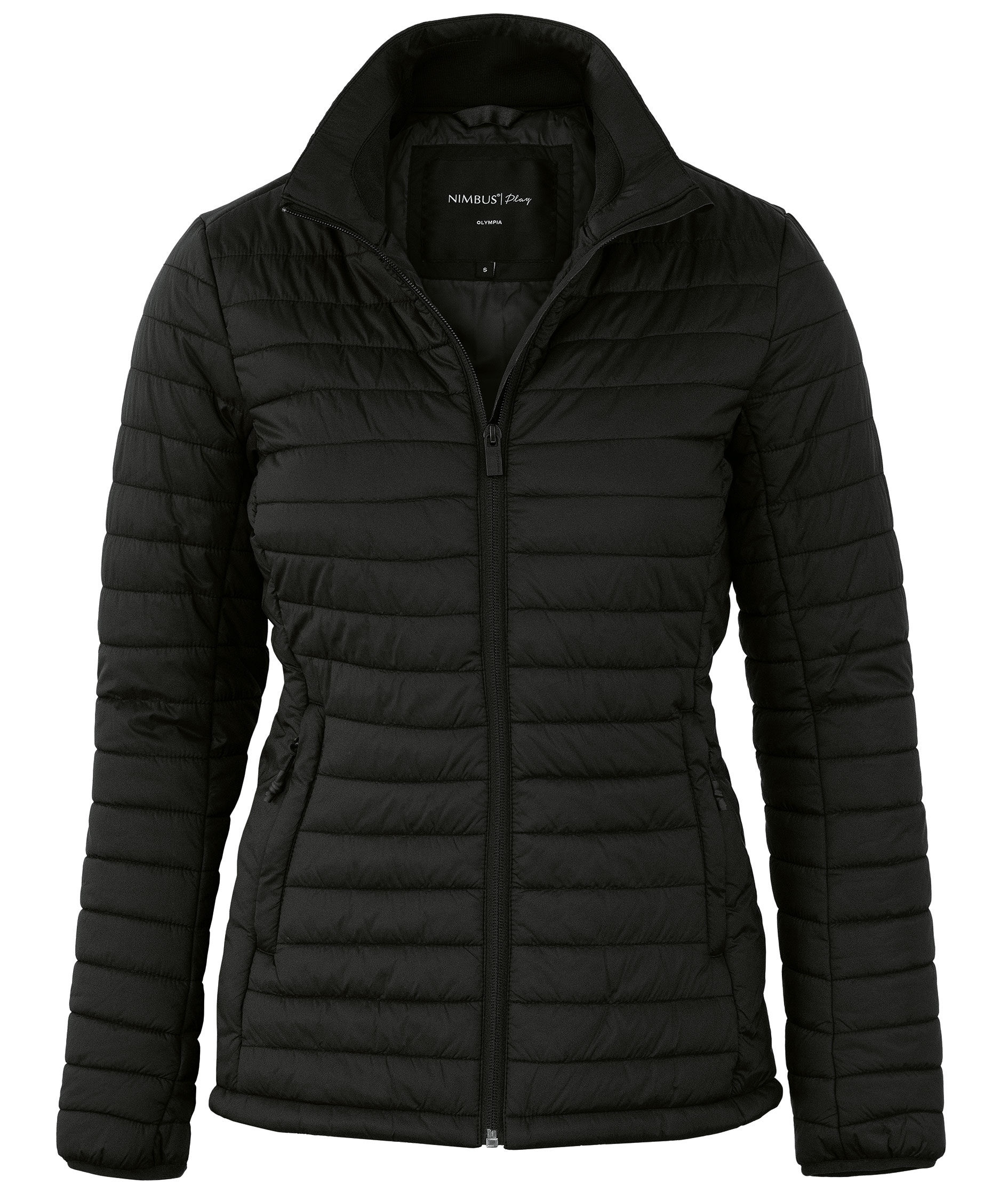 Nimbus Play Olympia Damen Steppjacke, Schwarz, Schwarz, swatch