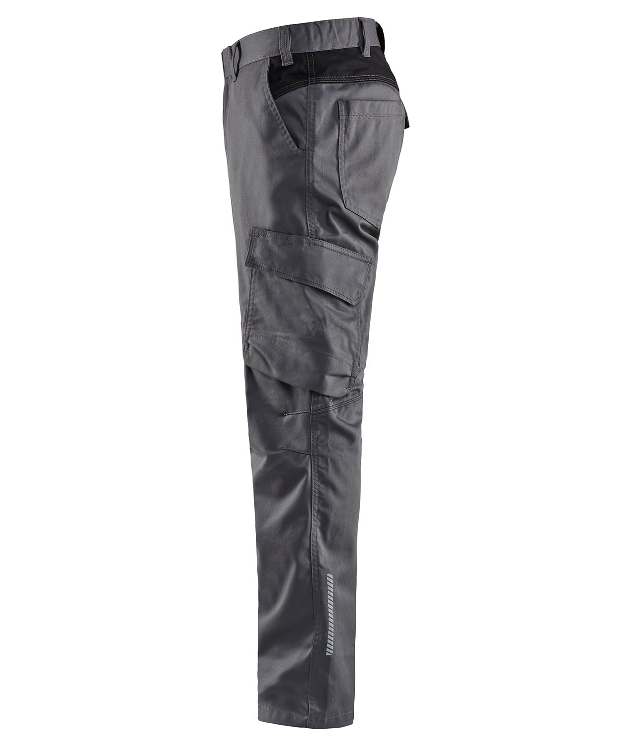 Bl&aring;kl&auml;der servicebukser, Gr&aring;/Sort, large image number 3