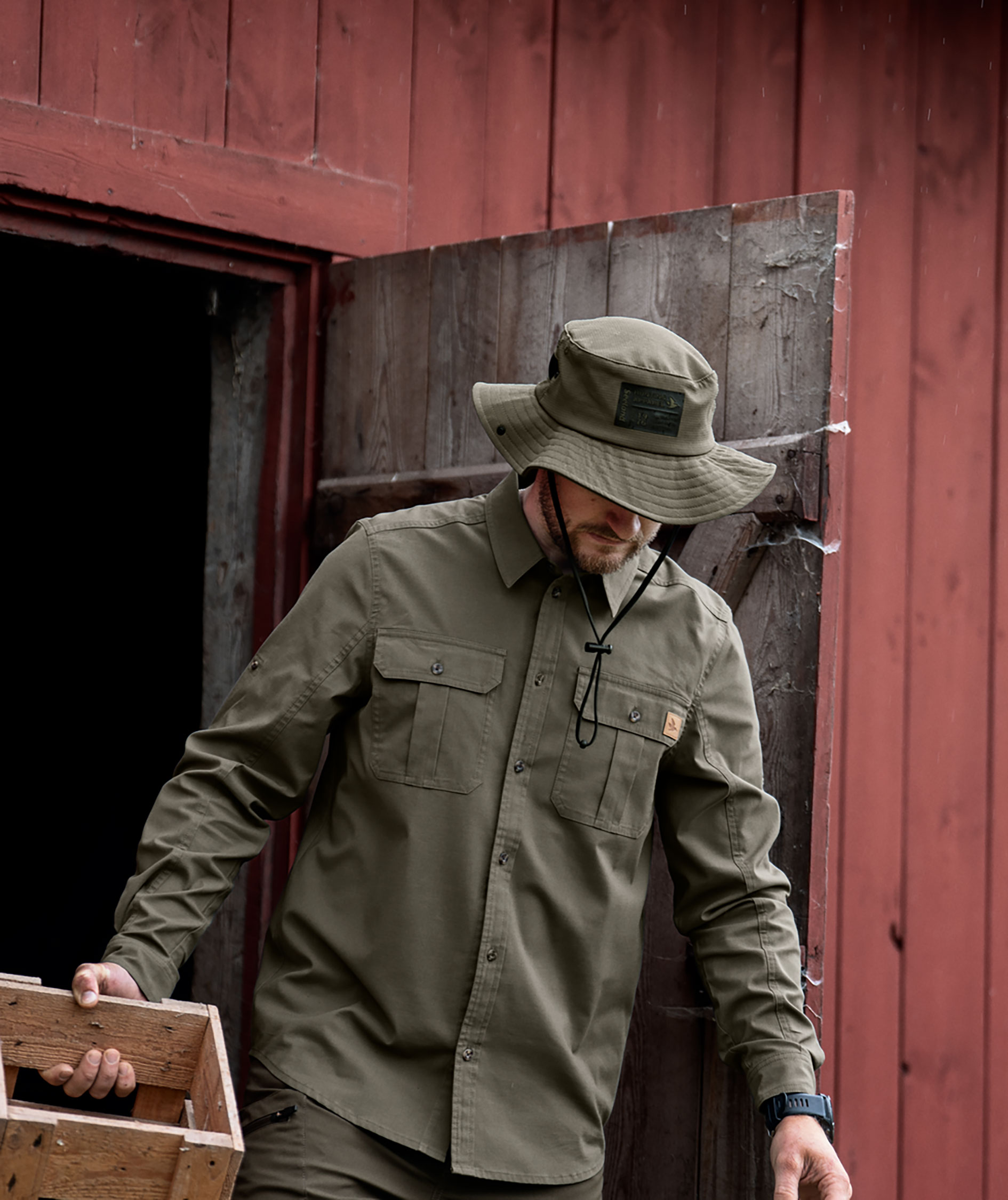 Seeland Selous Cargo skjorte, Grape leaf, large image number 1