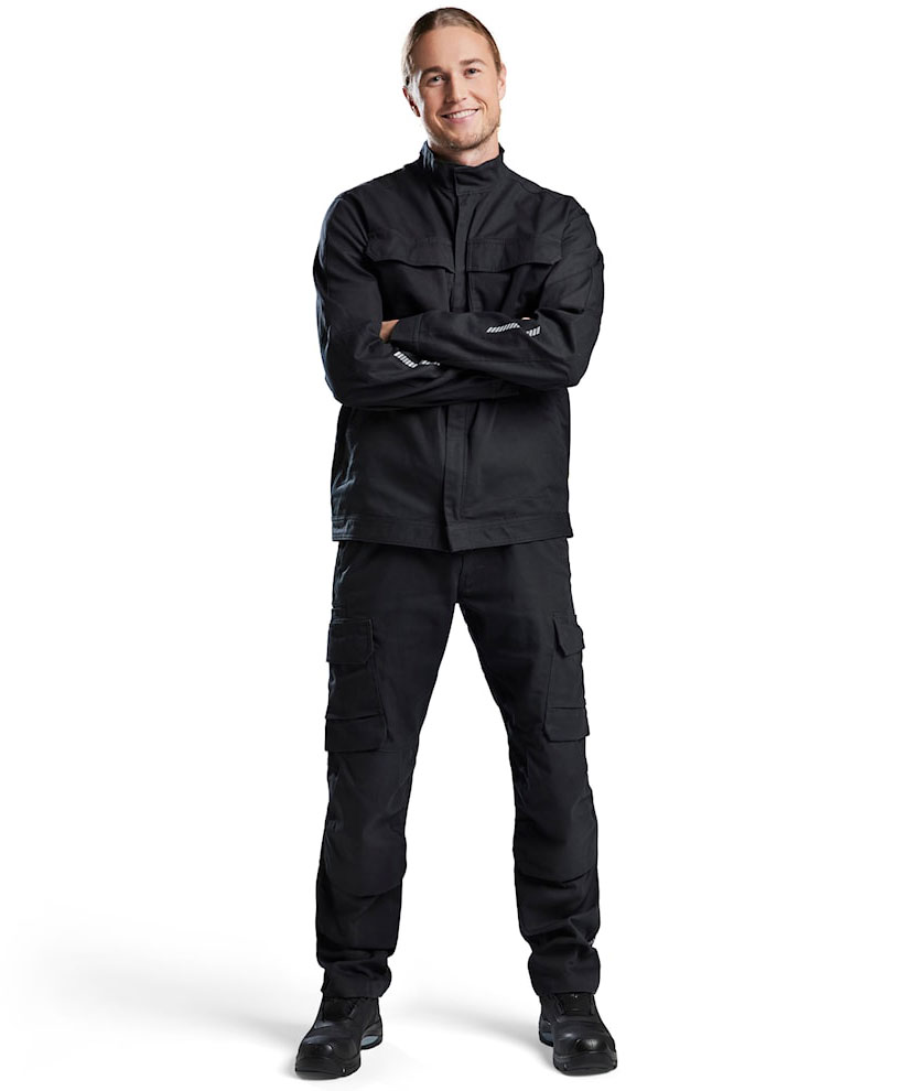 Bl&aring;kl&auml;der Arbeitshose, Schwarz