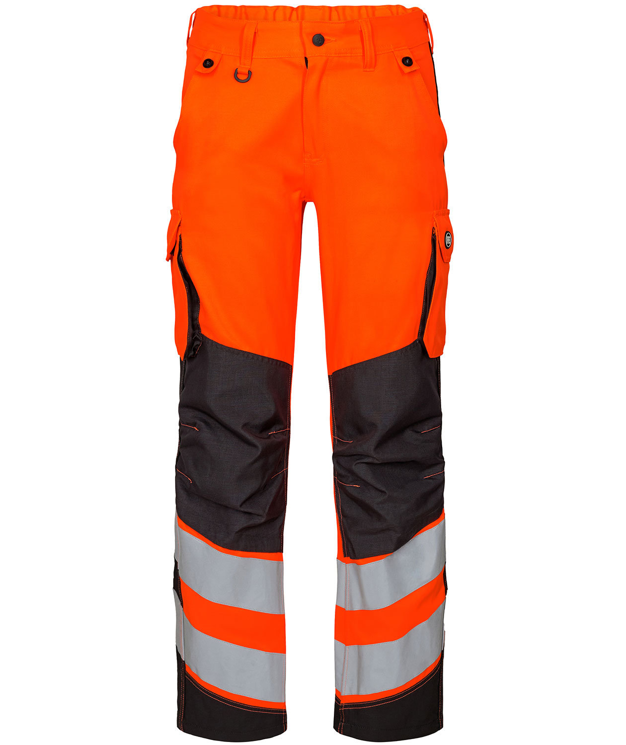 Engel Safety Light dame arbejdsbukser, Hi-vis orange/Gr&aring;, Hi-vis orange/Gr&aring;, swatch