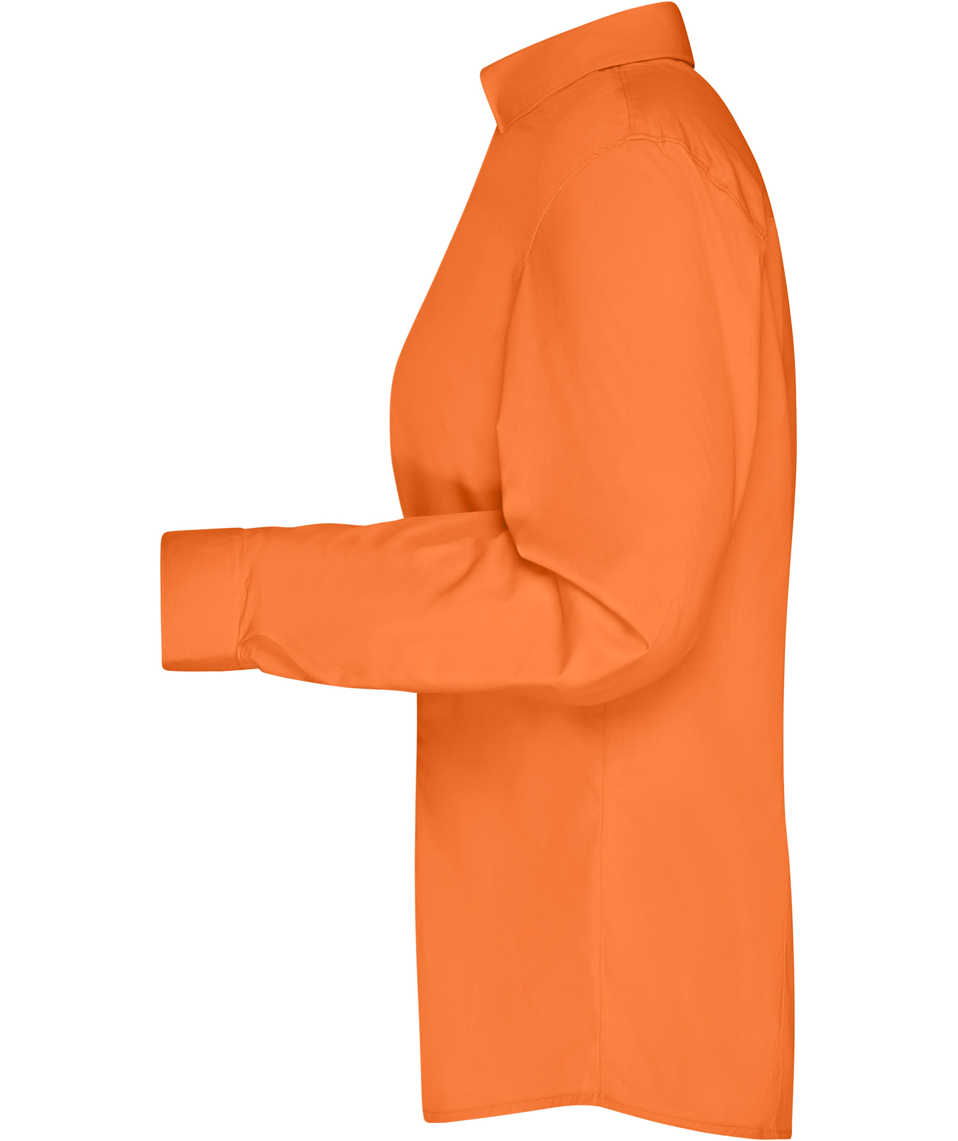 James & Nicholson modern fit dame skjorte, Oransje, large image number 3