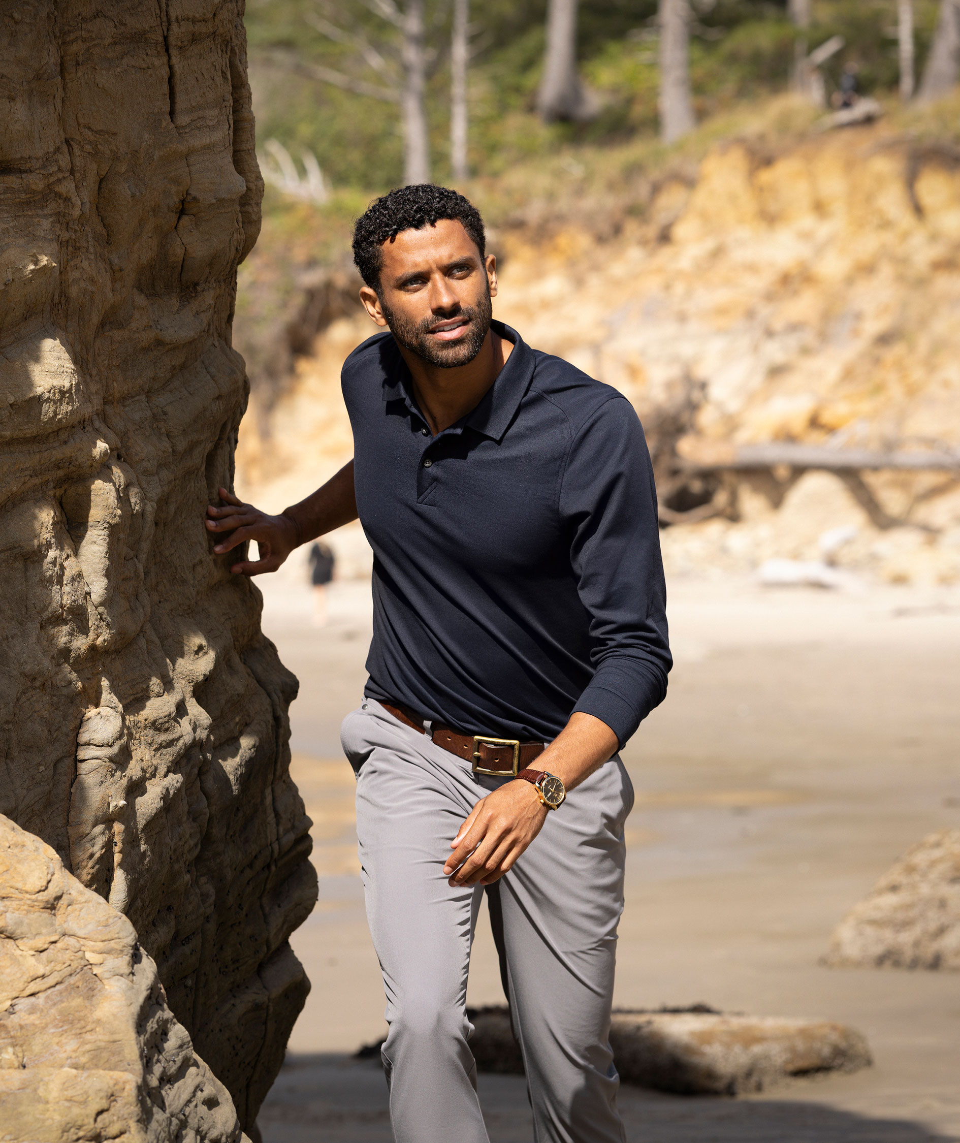 Cutter & Buck Advantage lang&aelig;rmet polo T-shirt
