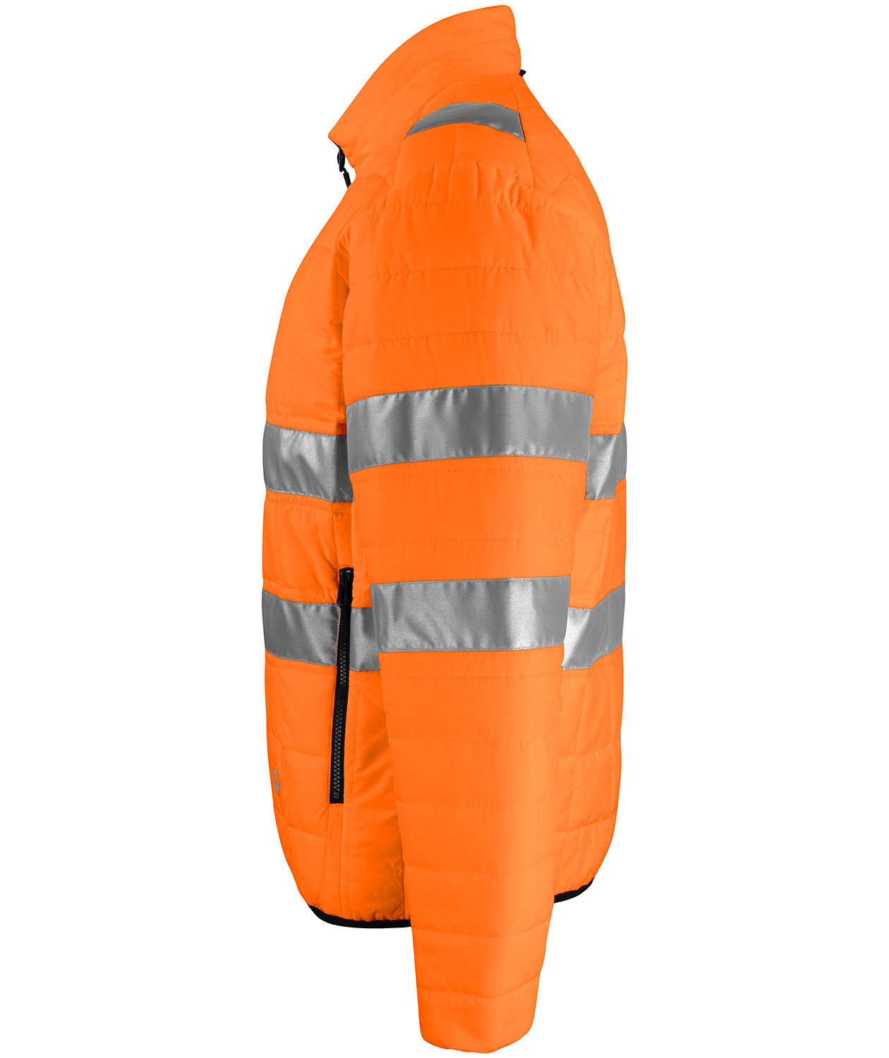 ProJob quilted work jacket 6444, Hi-Vis Orange/Black, large image number 2