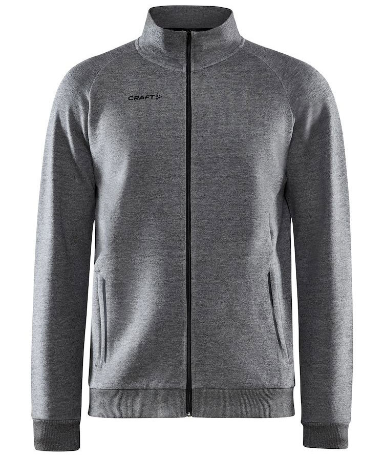 Craft Core Soul sweat cardigan, Dark Grey Melange