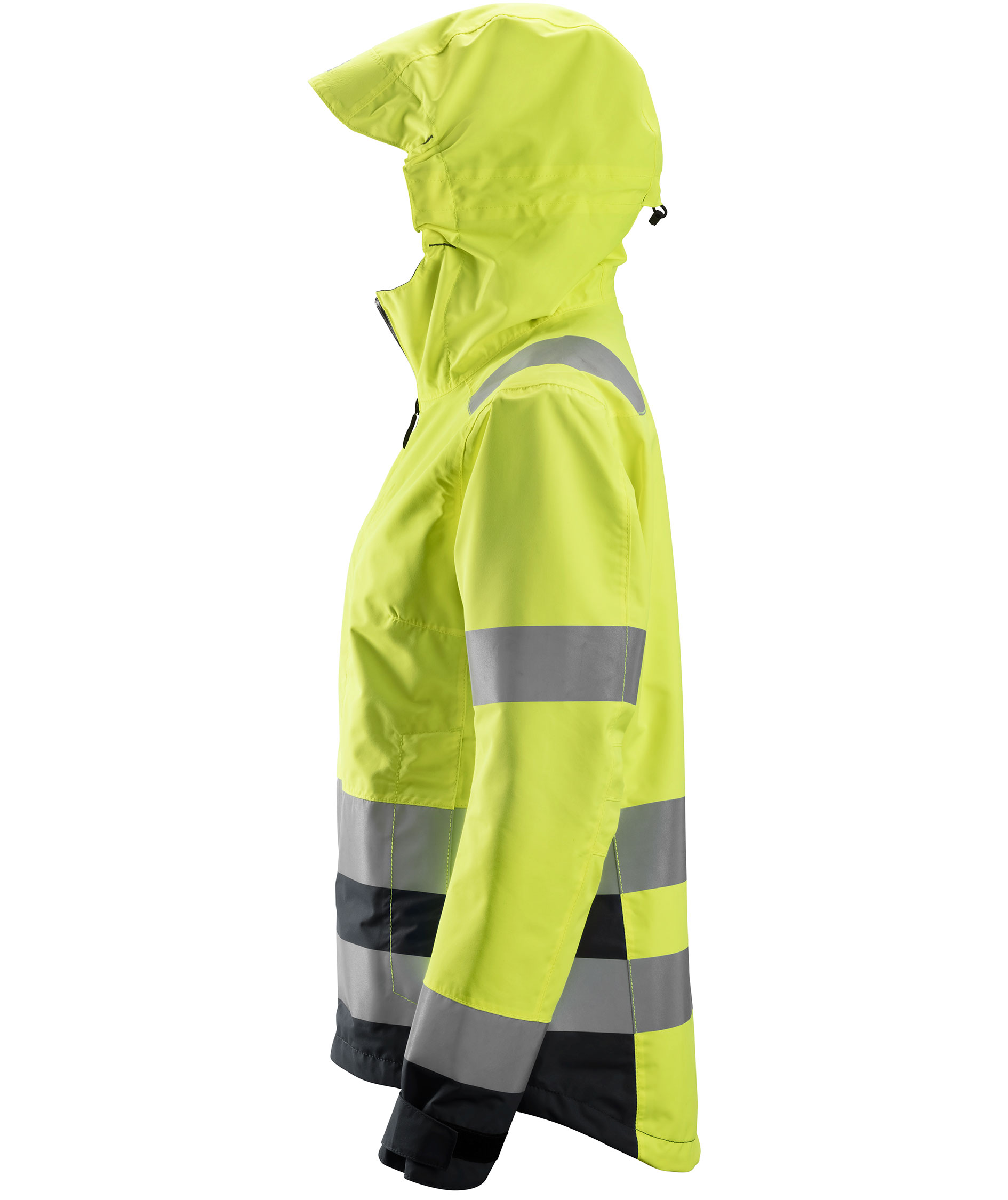 Snickers AllroundWork dame skaljakke 1347, Hi-vis Gul/Sort, large image number 3