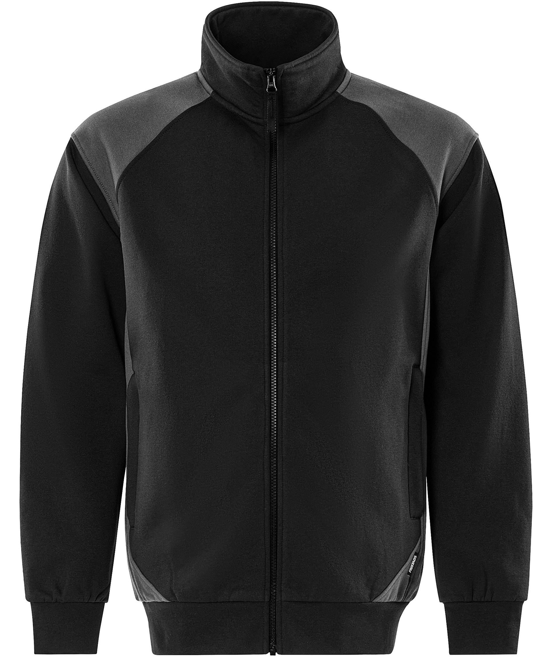 Fristads cardigan 7248 GSM, Black/Grey, large image number 0