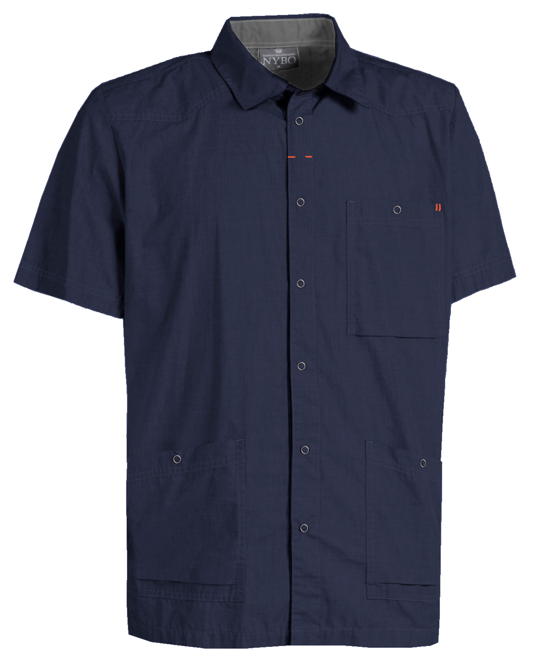 Nybo Workwear Flair short-sleeved shirt, Navy