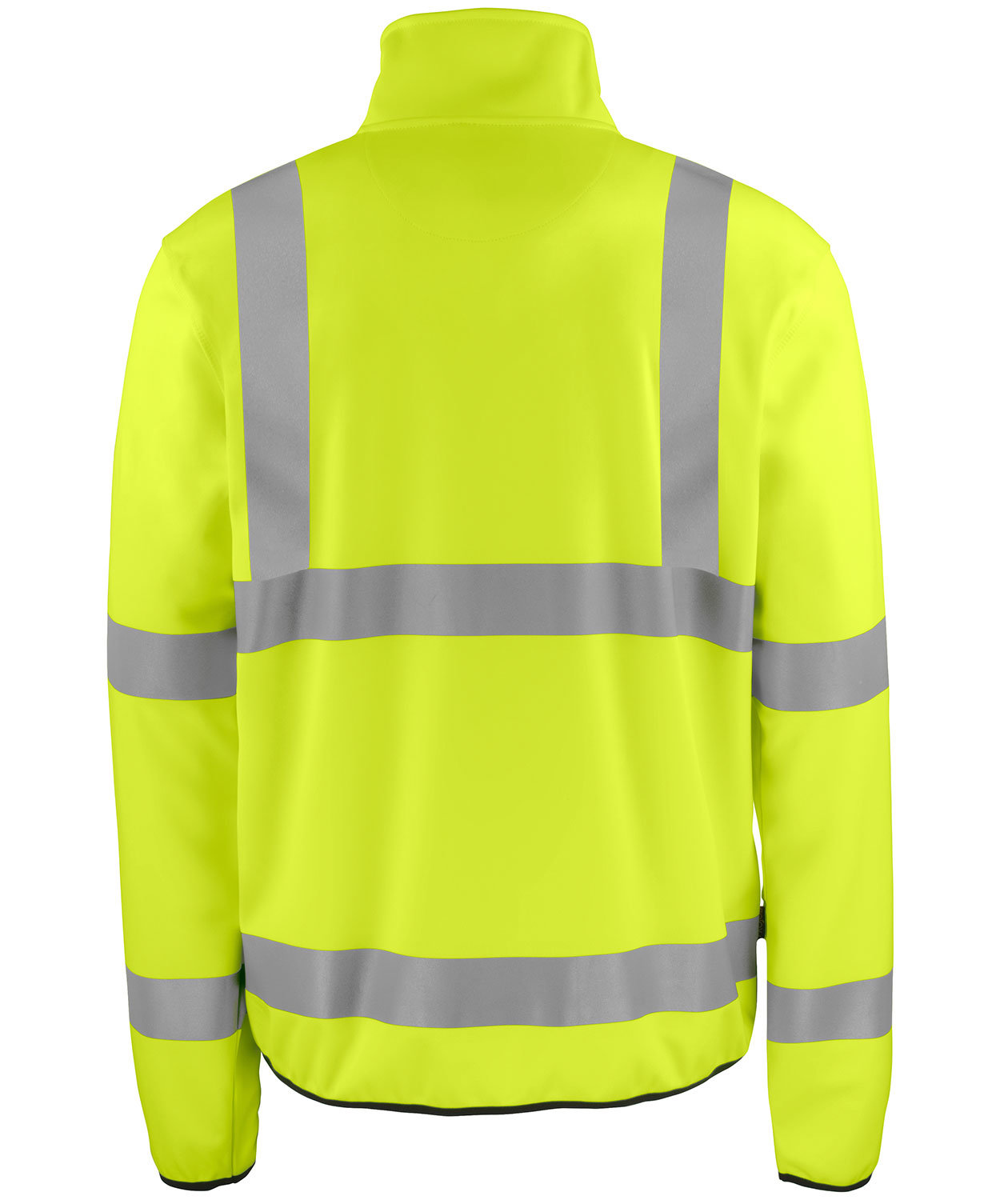 ProJob softshelljakke 6105, Hi-vis Gul/Svart