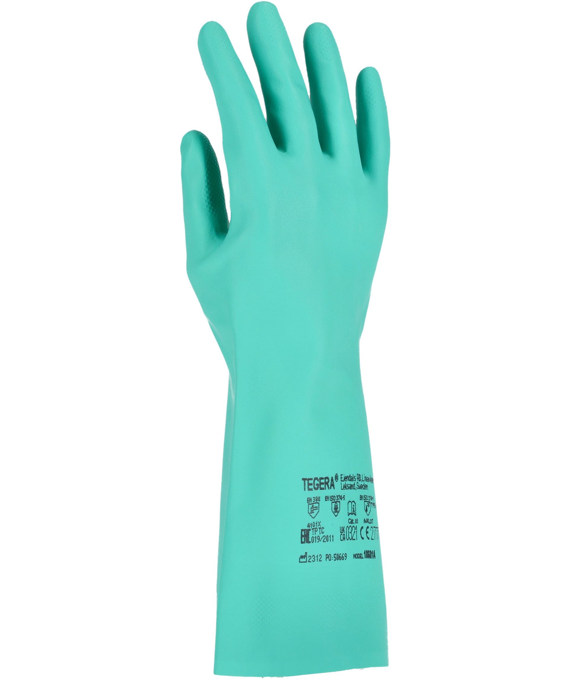 Tegera 18601A Chemforce kemihandskar, Gr&ouml;n