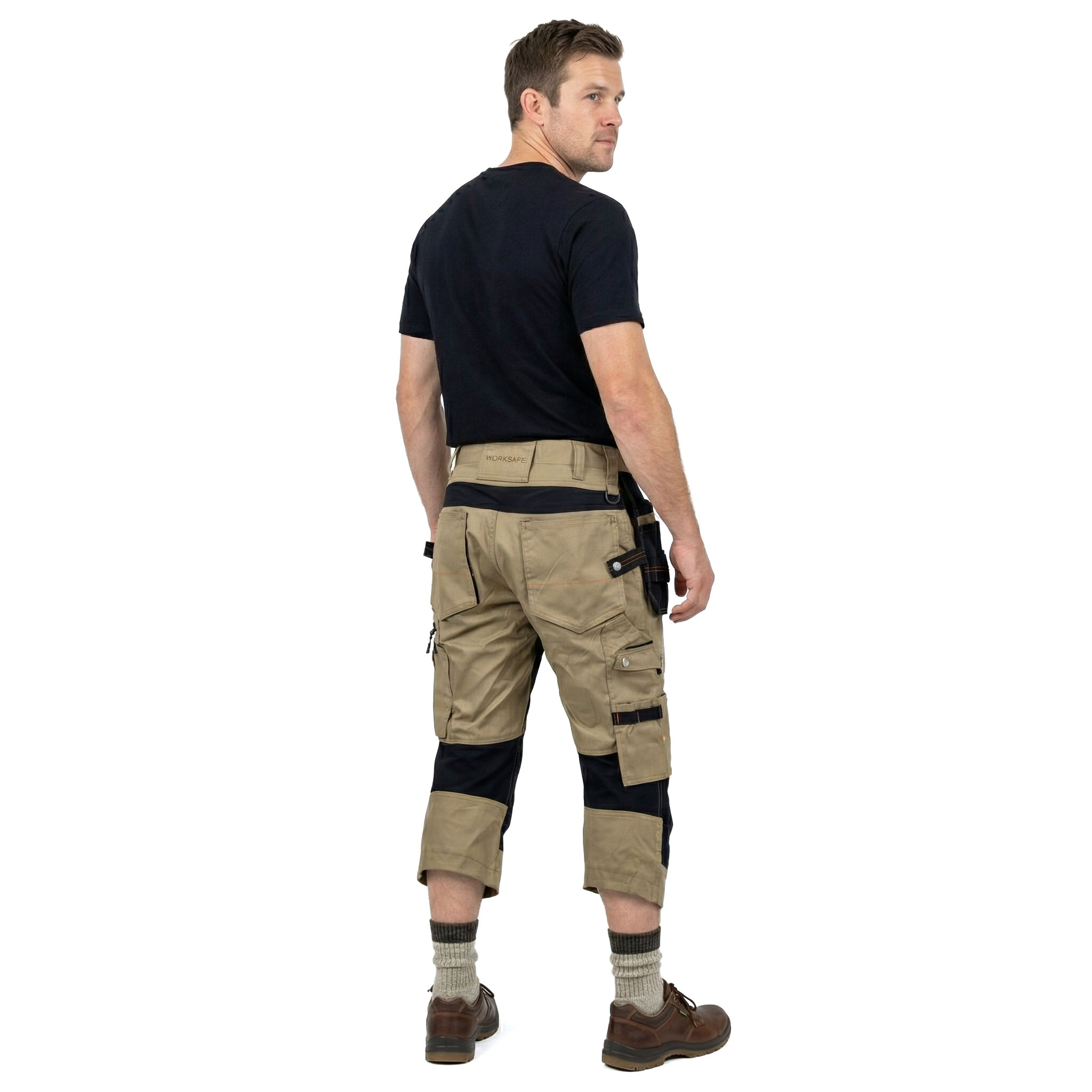 Worksafe craftsman knickers, Khaki, large image number 3