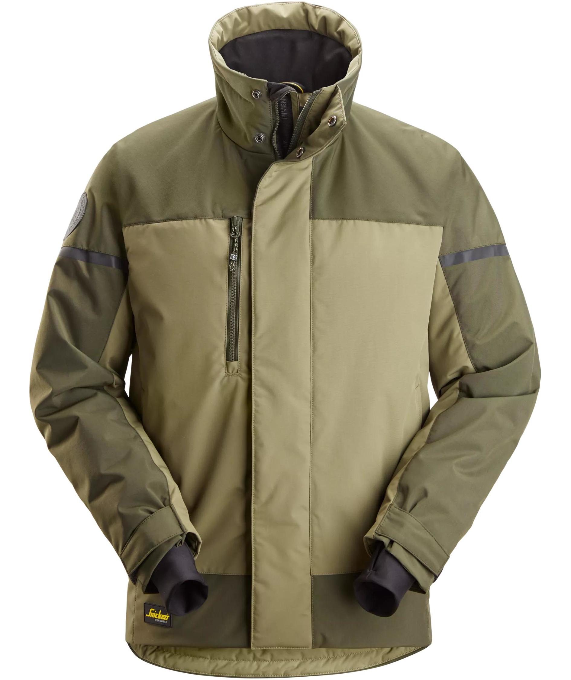 Snickers AllroundWork vinterjakke 1106, Khaki Green/Dark Khaki Green, Khaki Green/Dark Khaki Green, swatch