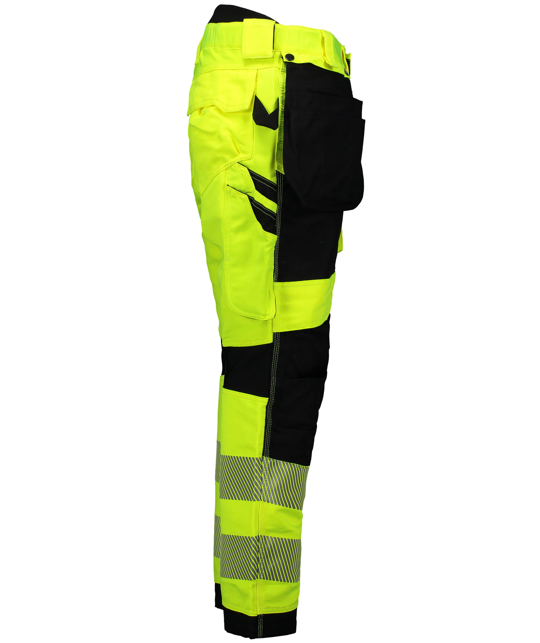 Viking Rubber Evosafe craftsman trousers, Hi-vis Yellow/Black, large image number 3