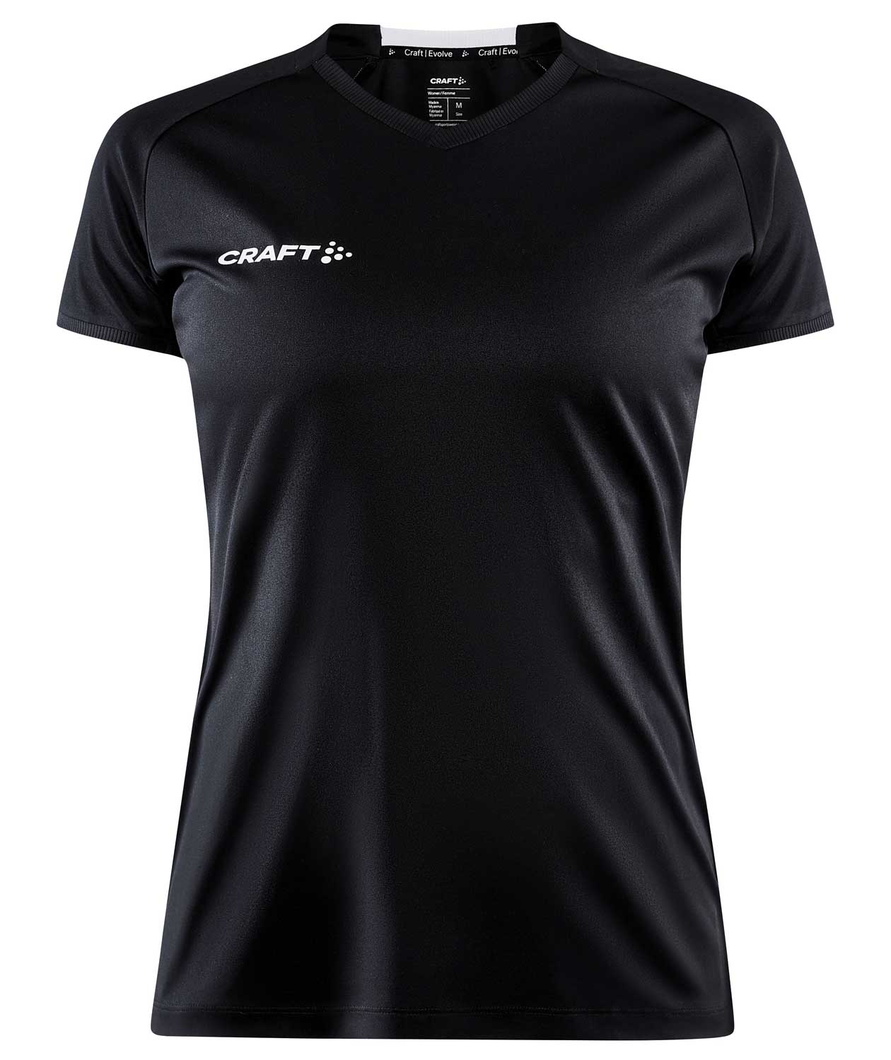 Craft Progress 2.0 Solid Jersey dame T-shirt, Sort, Sort, swatch