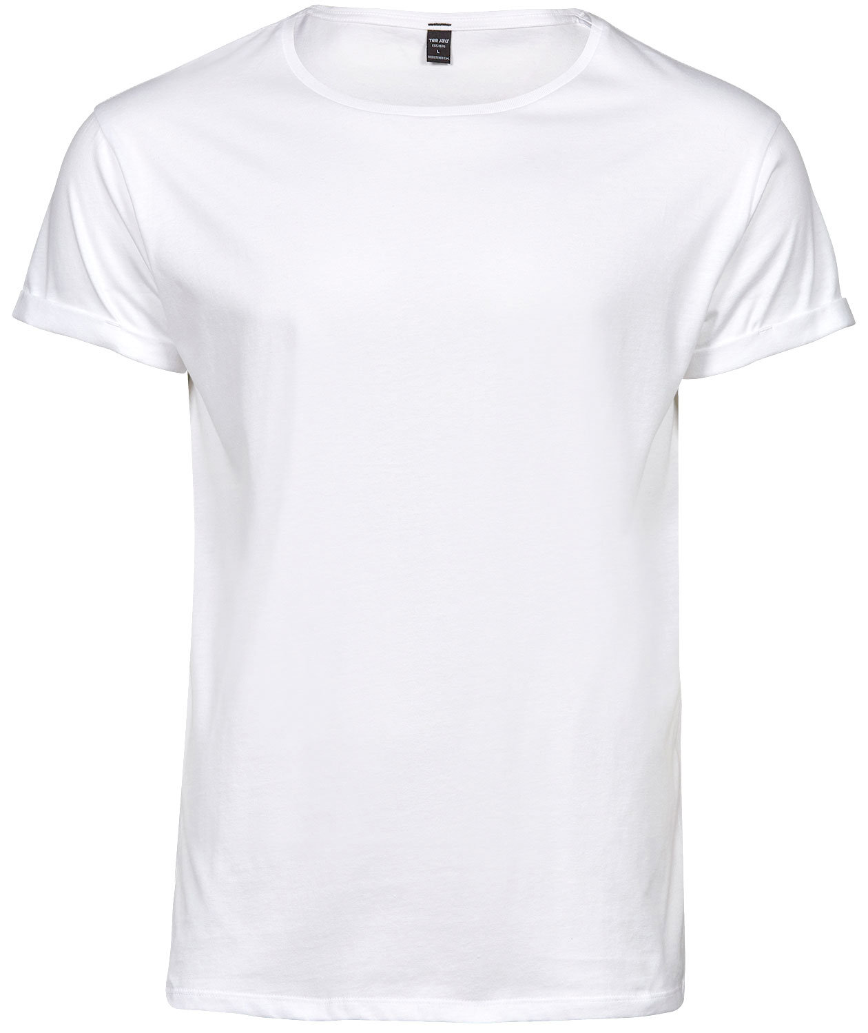 Tee Jays roll-up T-shirt, Hvid, Hvid, swatch