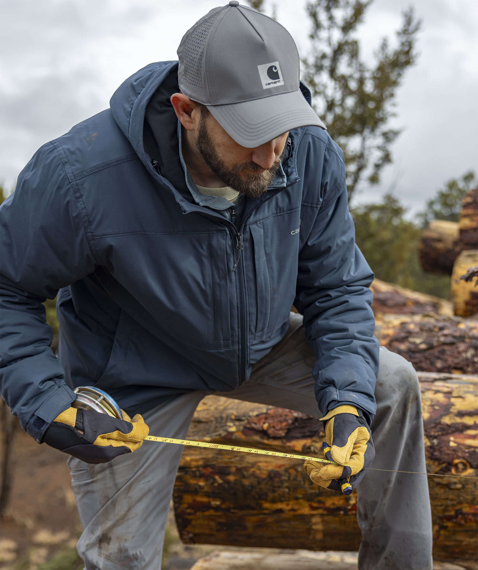 Carhartt Rugged Flex vadderad jacka, Deep Smoke Blue, large image number 2