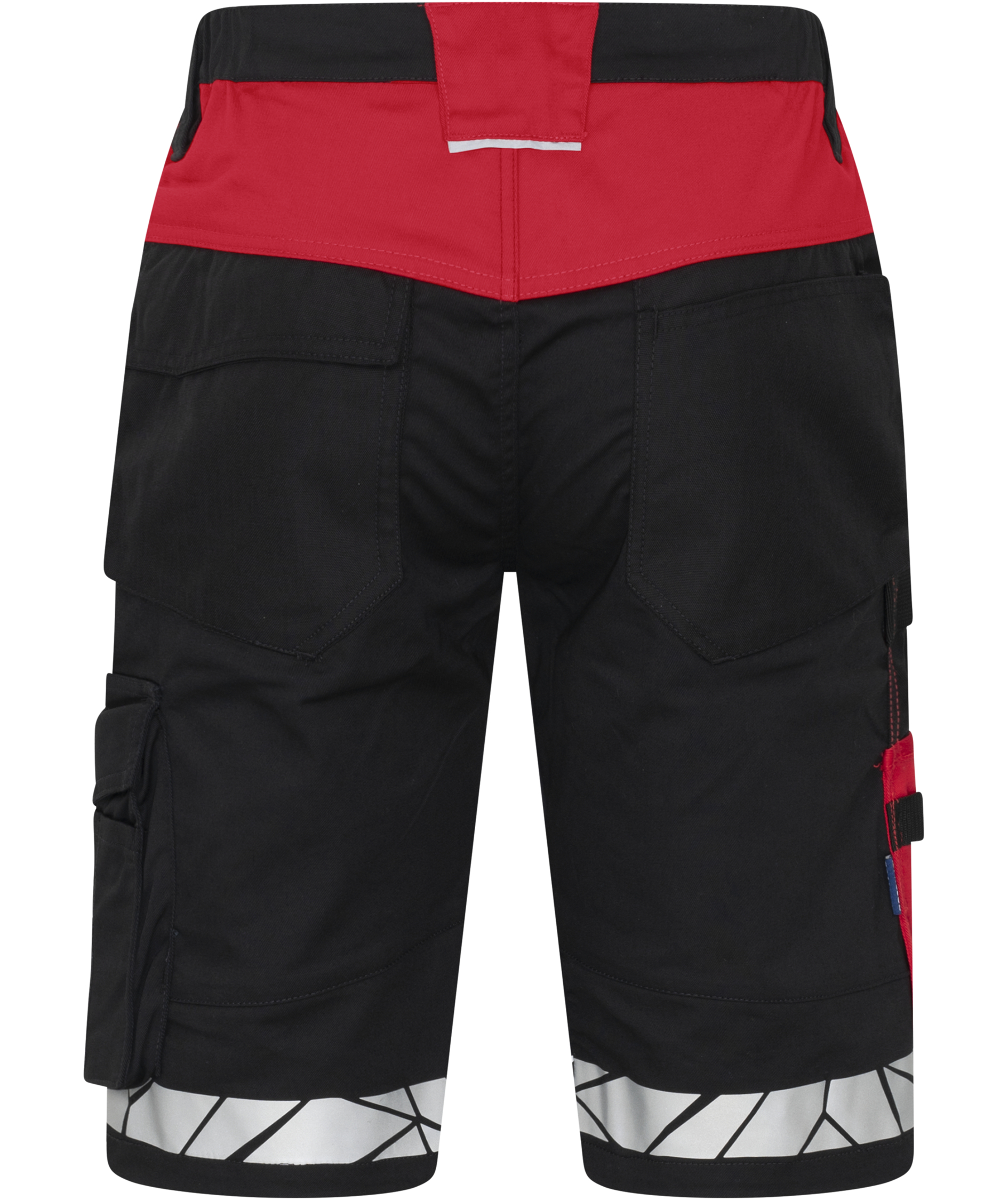 ProJob arbetsshorts 7510, Svart/R&ouml;d