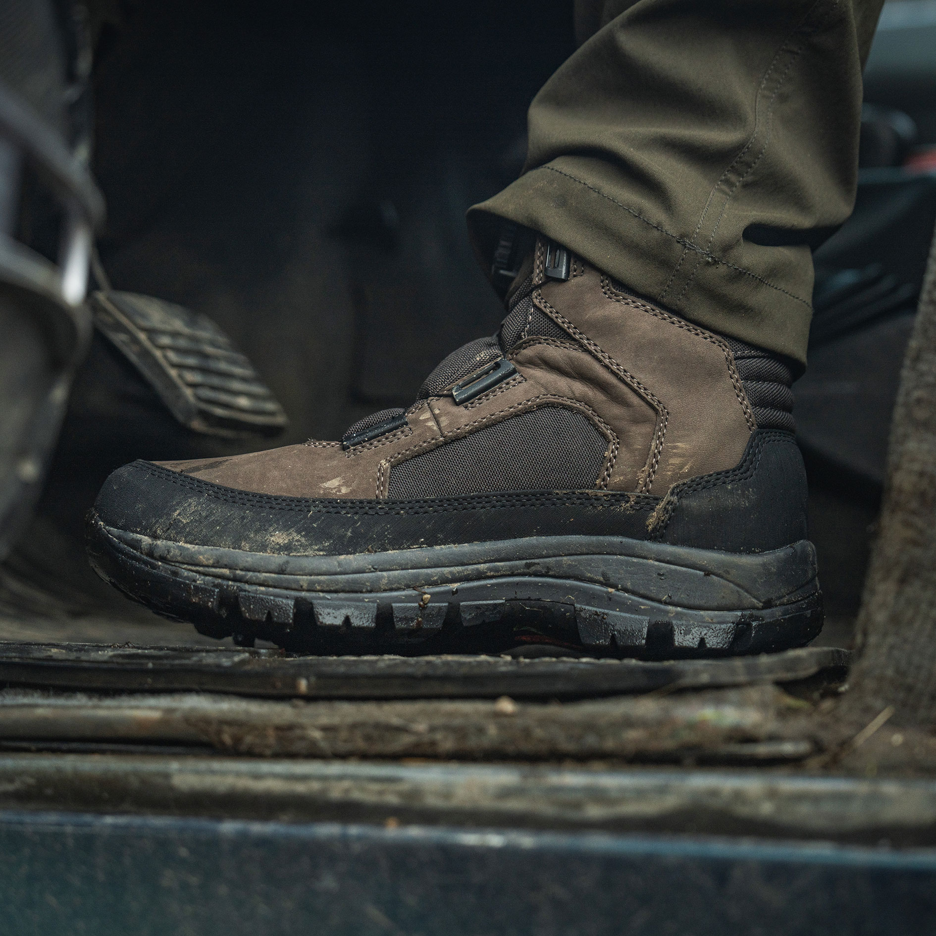 Seeland Enduro Dial mid boots, Dark brown, large image number 4