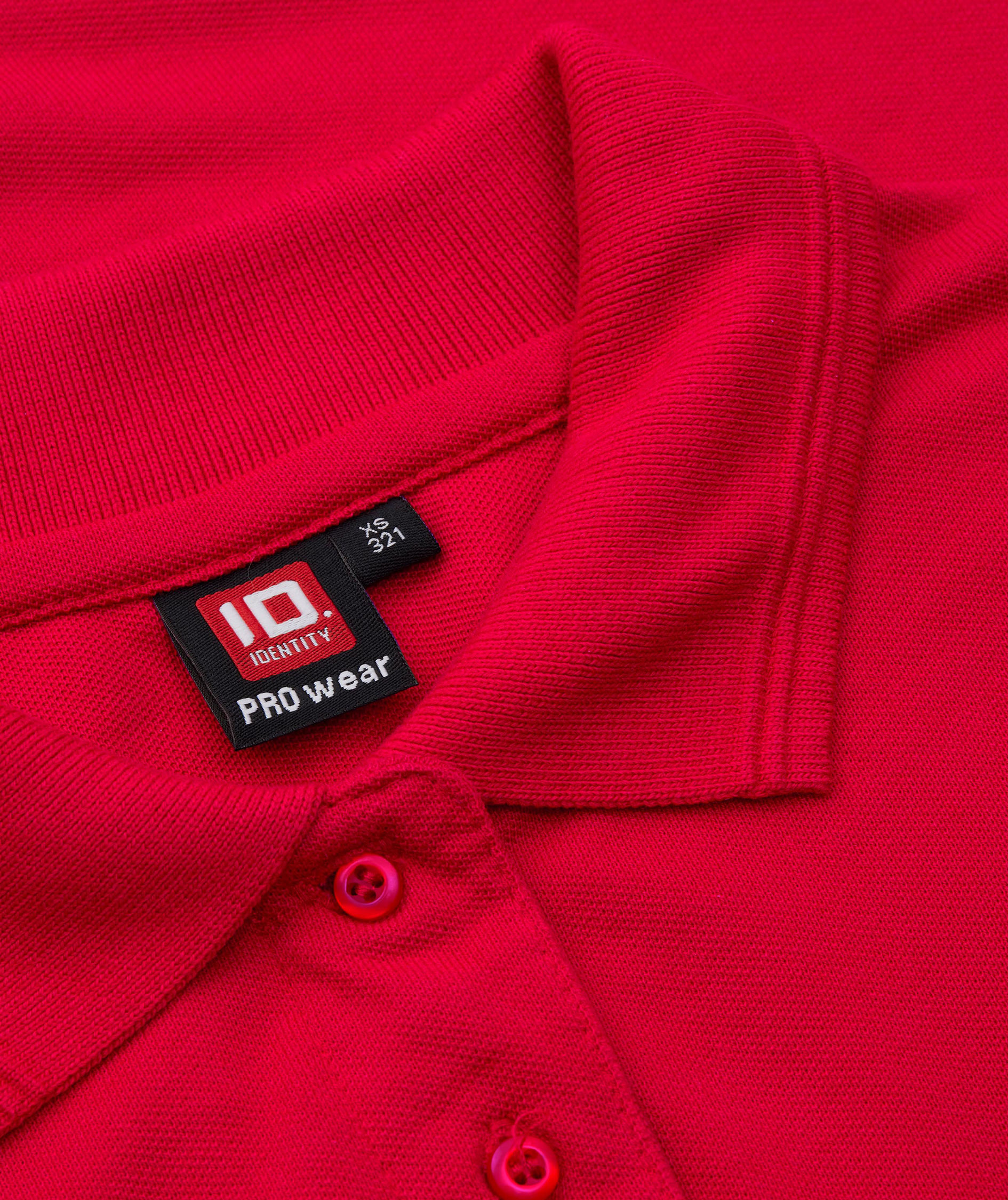ID PRO Wear Damen Poloshirt, Rot, large image number 3