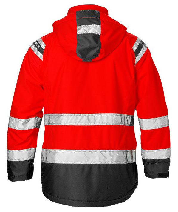 Fristads Damen Airtech&reg; Winterjacke 4037 GTT, Hi-vis Rot/Schwarz