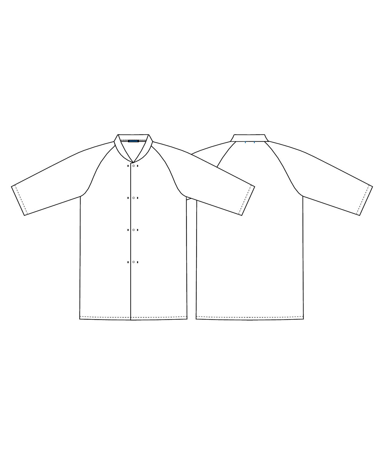 Kentaur HACCP-godk&auml;nd rock, Ljus Bl&aring;