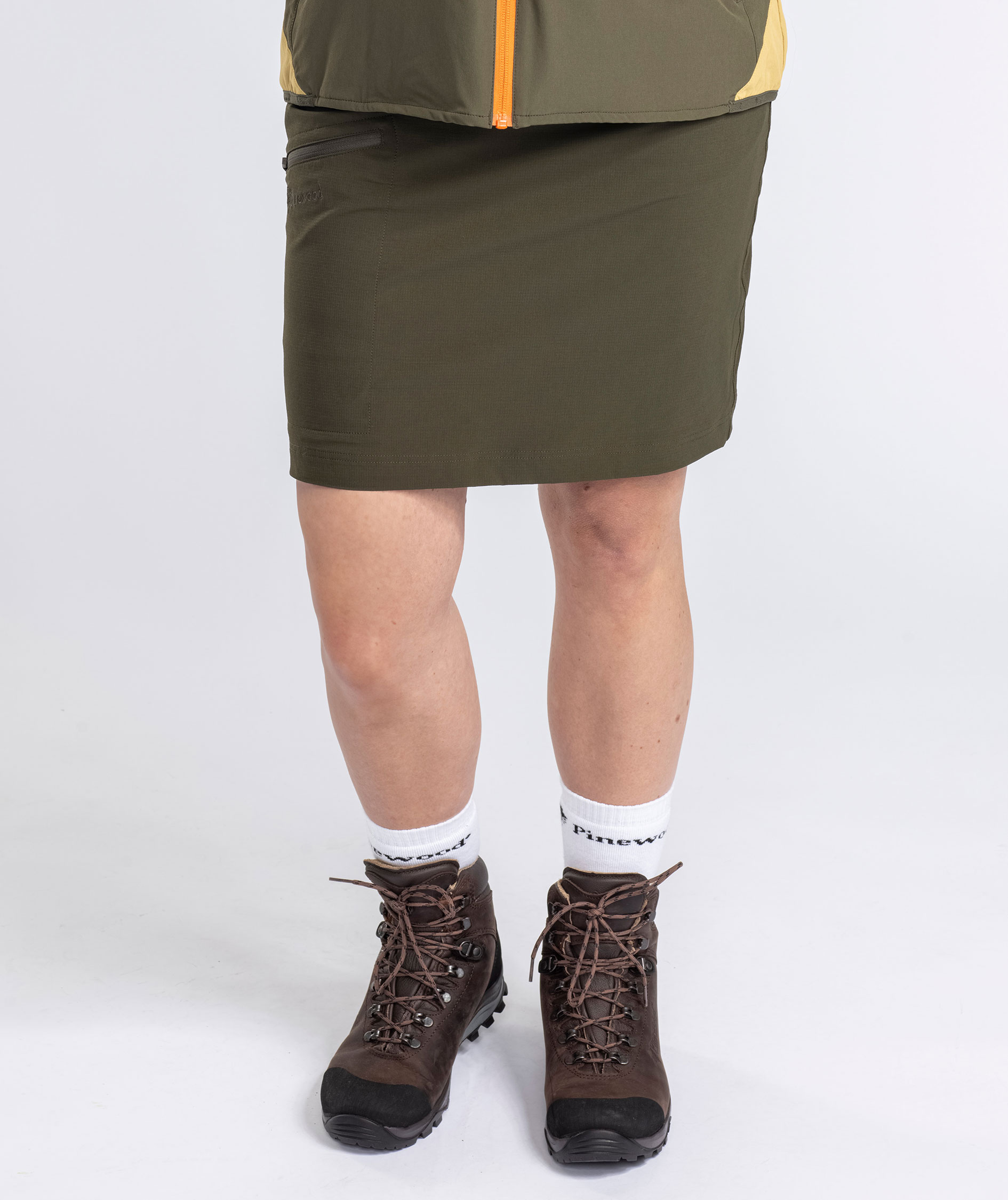 Pinewood Finnveden Hiking nederdel, Moss green, large image number 4