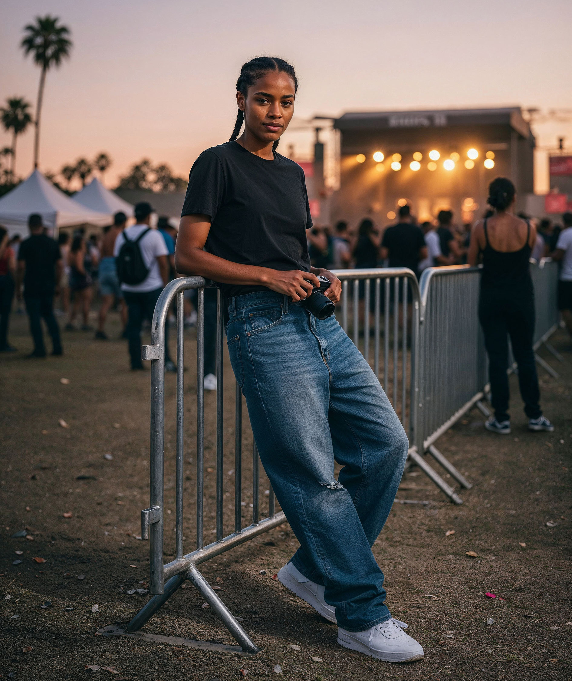 UM Regular fit T-shirt, Black, large image number 1