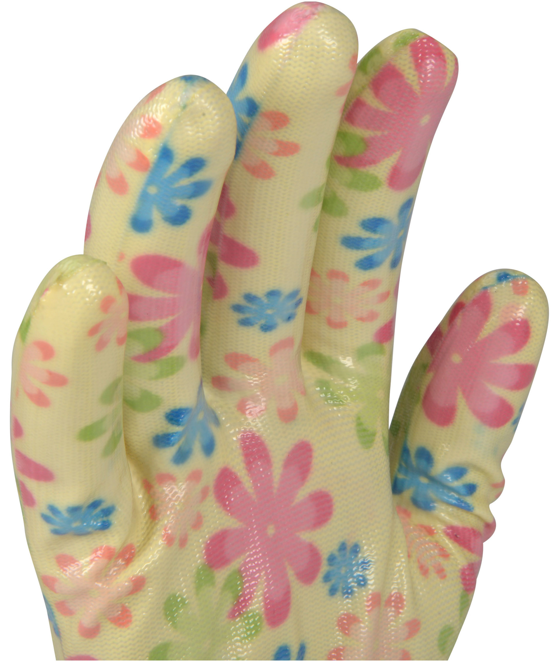 OX-ON Garden Basic 5004 work gloves, Pink/green, large image number 4