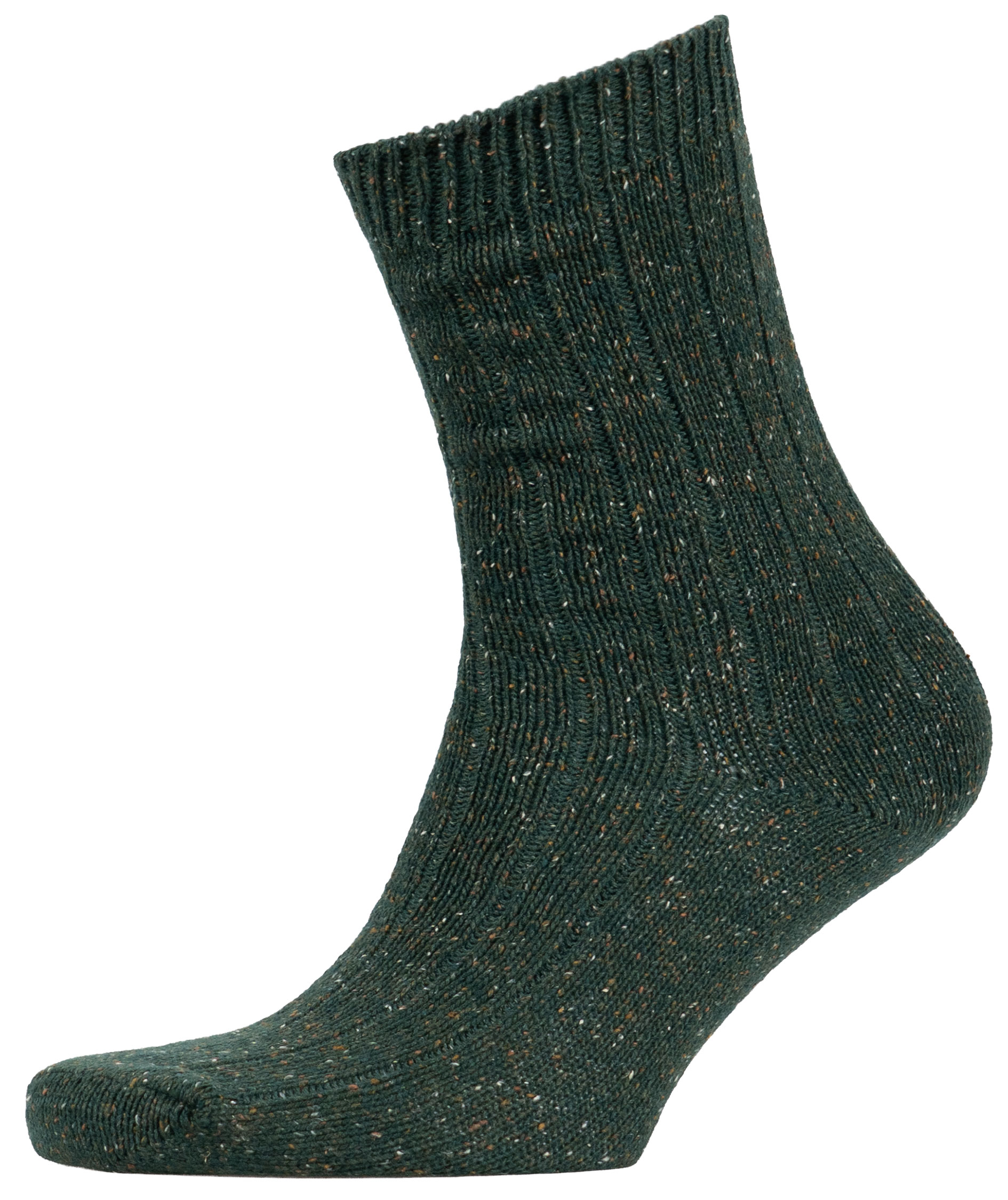 Westborn 3-pack wool socks, Dark olive melange