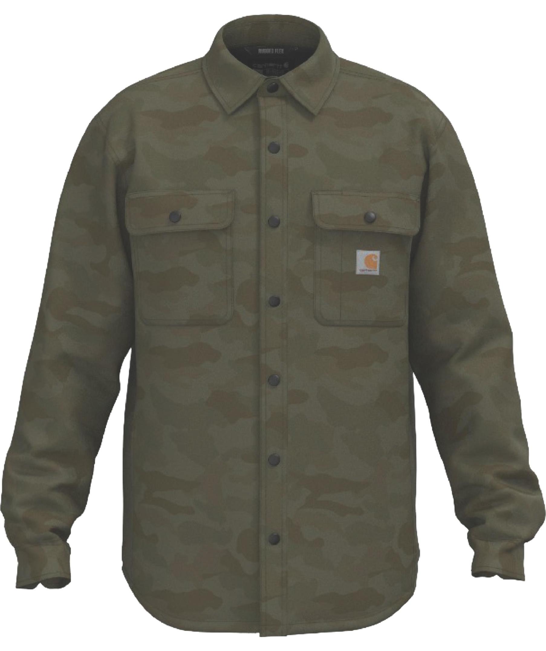 Carhartt skjortejakke, M&oslash;rkebl&aring; Denim, M&oslash;rkebl&aring; Denim, swatch