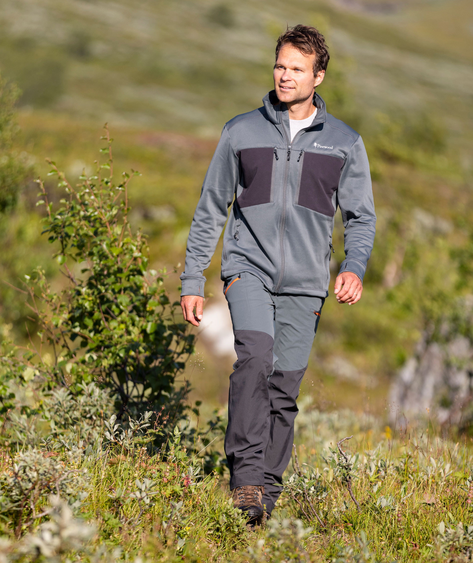 Pinewood&nbsp;Abisko powerfleece, Urban Grey, large image number 5