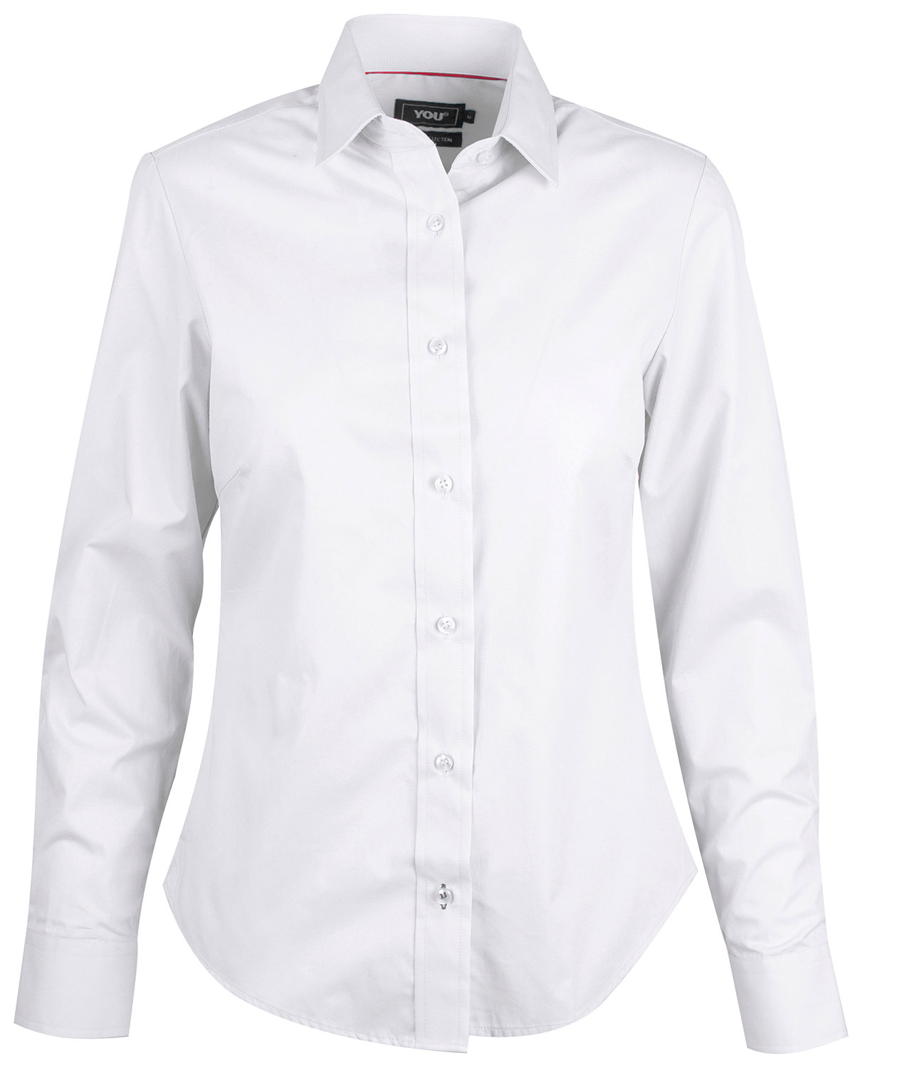 YOU Pavia slim fit business dameskjorte, Hvit