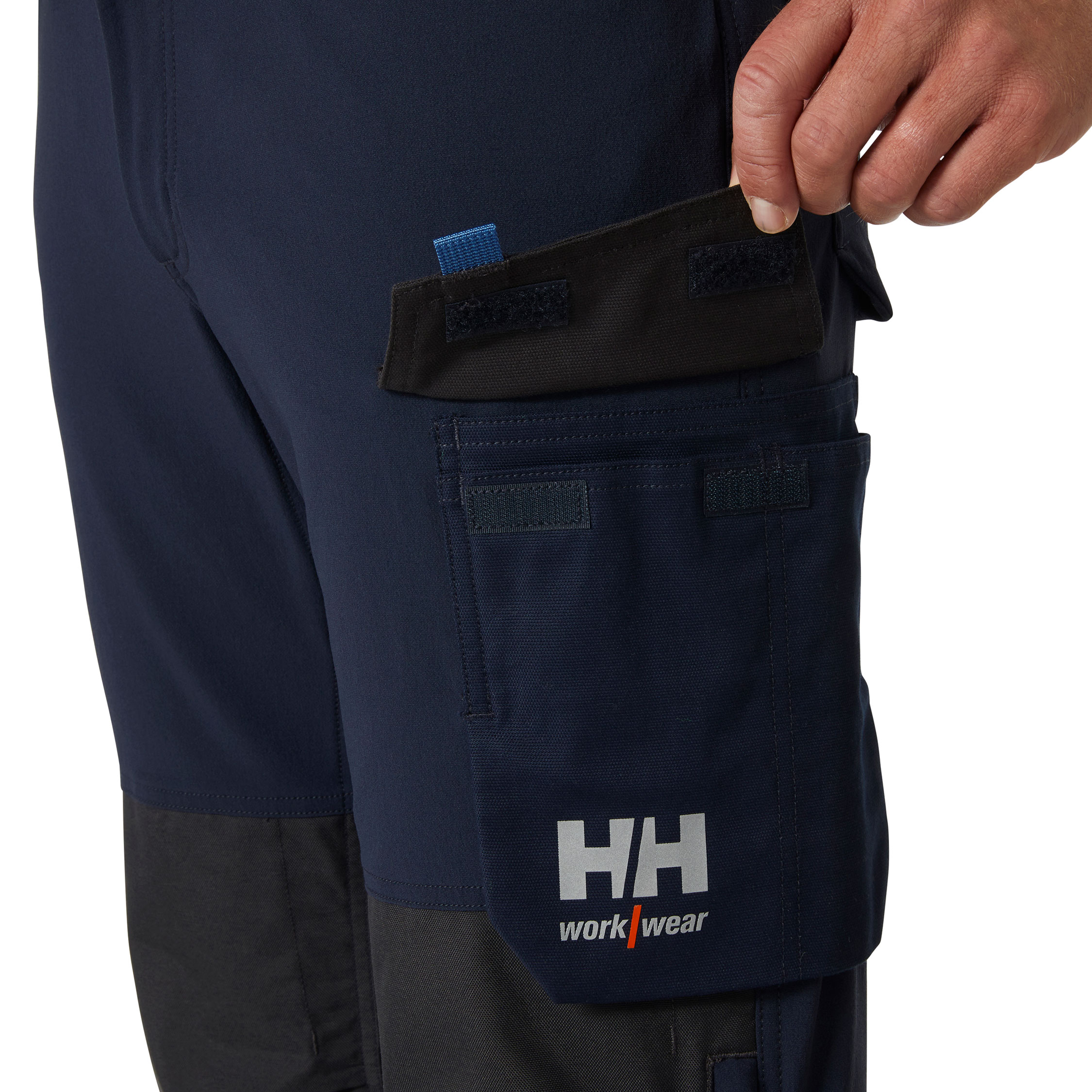 Helly Hansen Oxford 4X Connect&trade; work trousers full stretch, Navy/Ebony, large image number 6