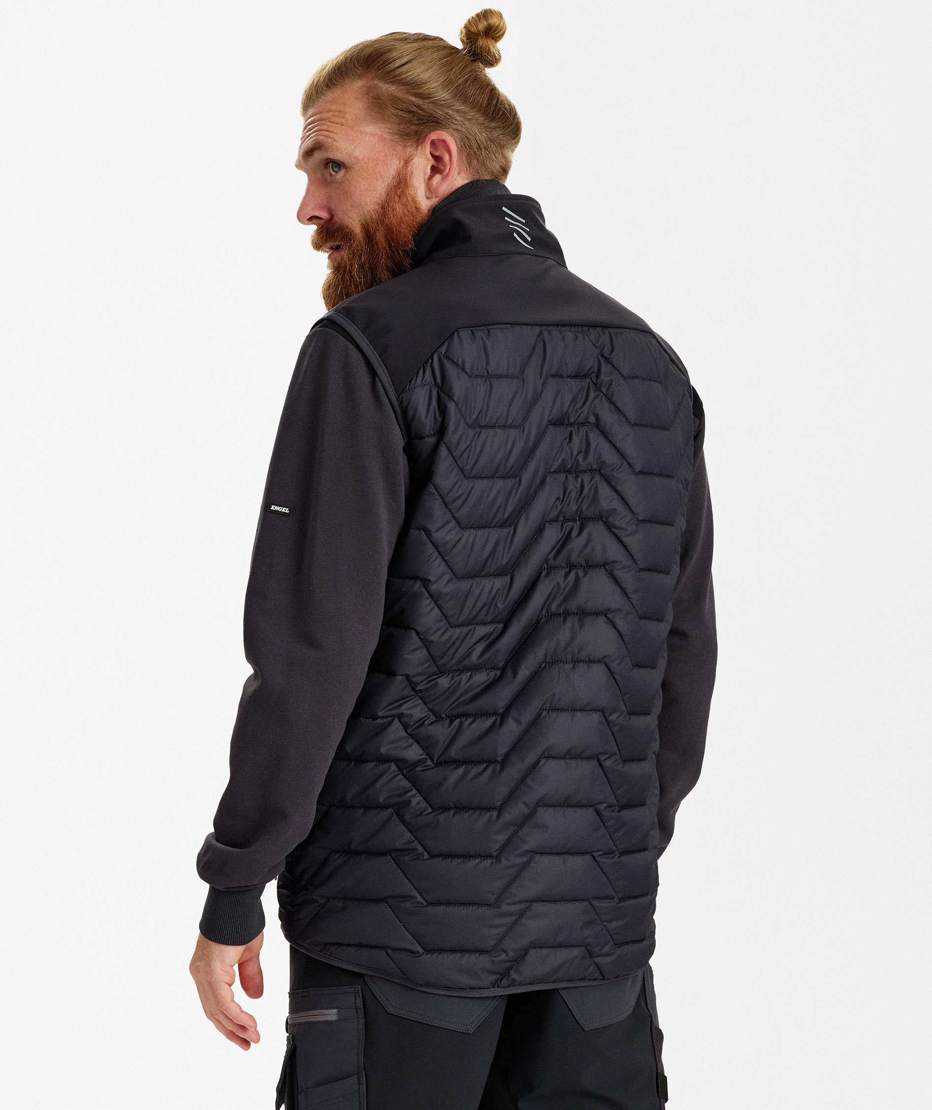 Engel Entire Steppweste, Anthracite Grey/Black, large image number 4