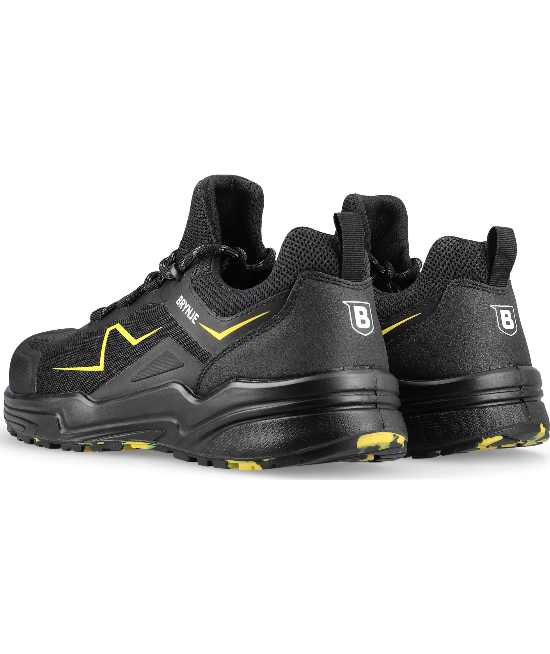 Brynje Bolt safety shoes S1PL, Black/Yellow, large image number 4